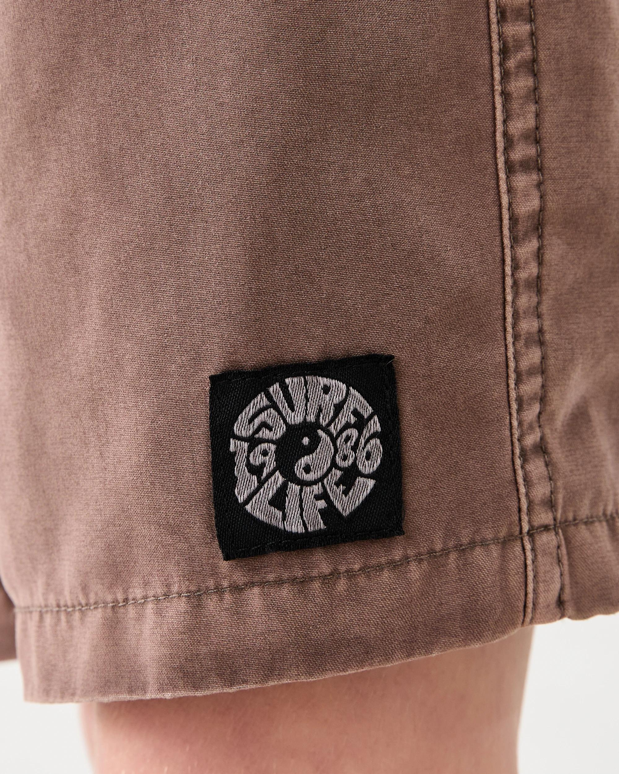4 Washed Shorts Mlky Brwn, 4 of 6