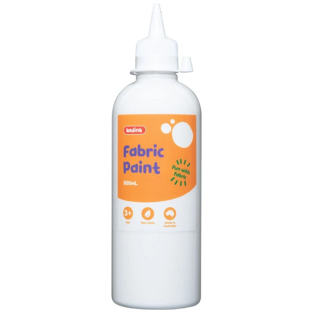 1 Kadink Fabric Paint 500mL White, 1 of 3