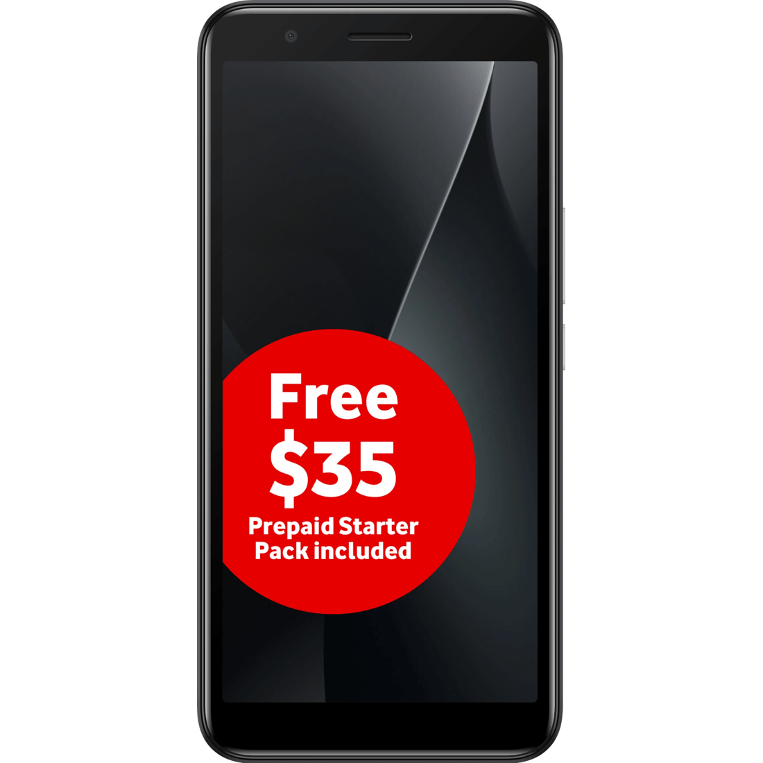 1 Vodafone V Lite 3 4G Smartphone - Black, 1 of 7
