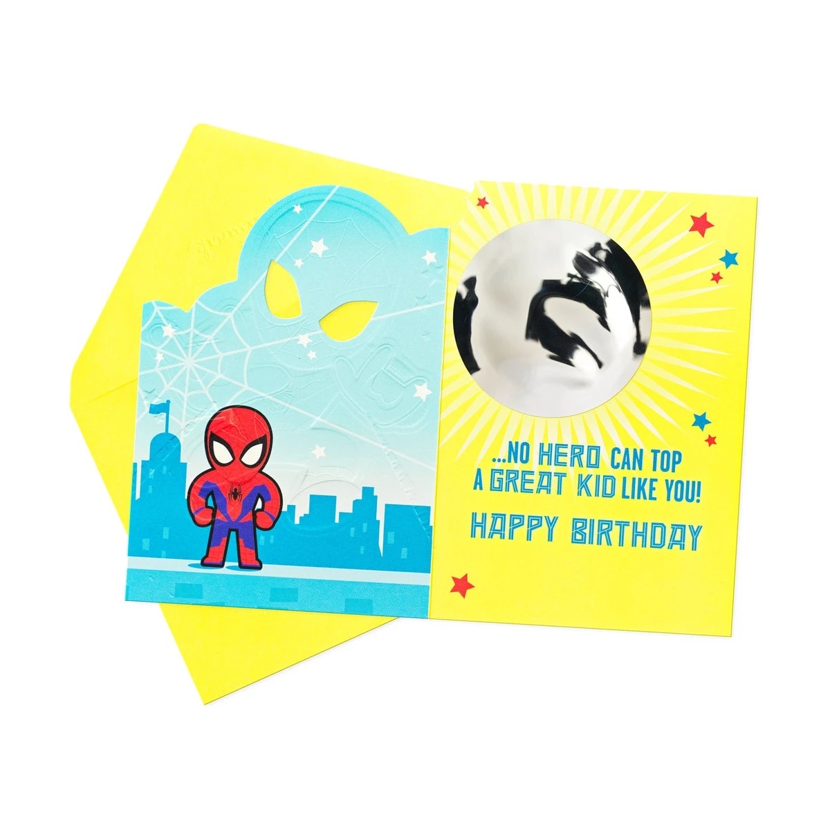 2 Hallmark Marvel Spiderman Birthday Card, 2 of 3