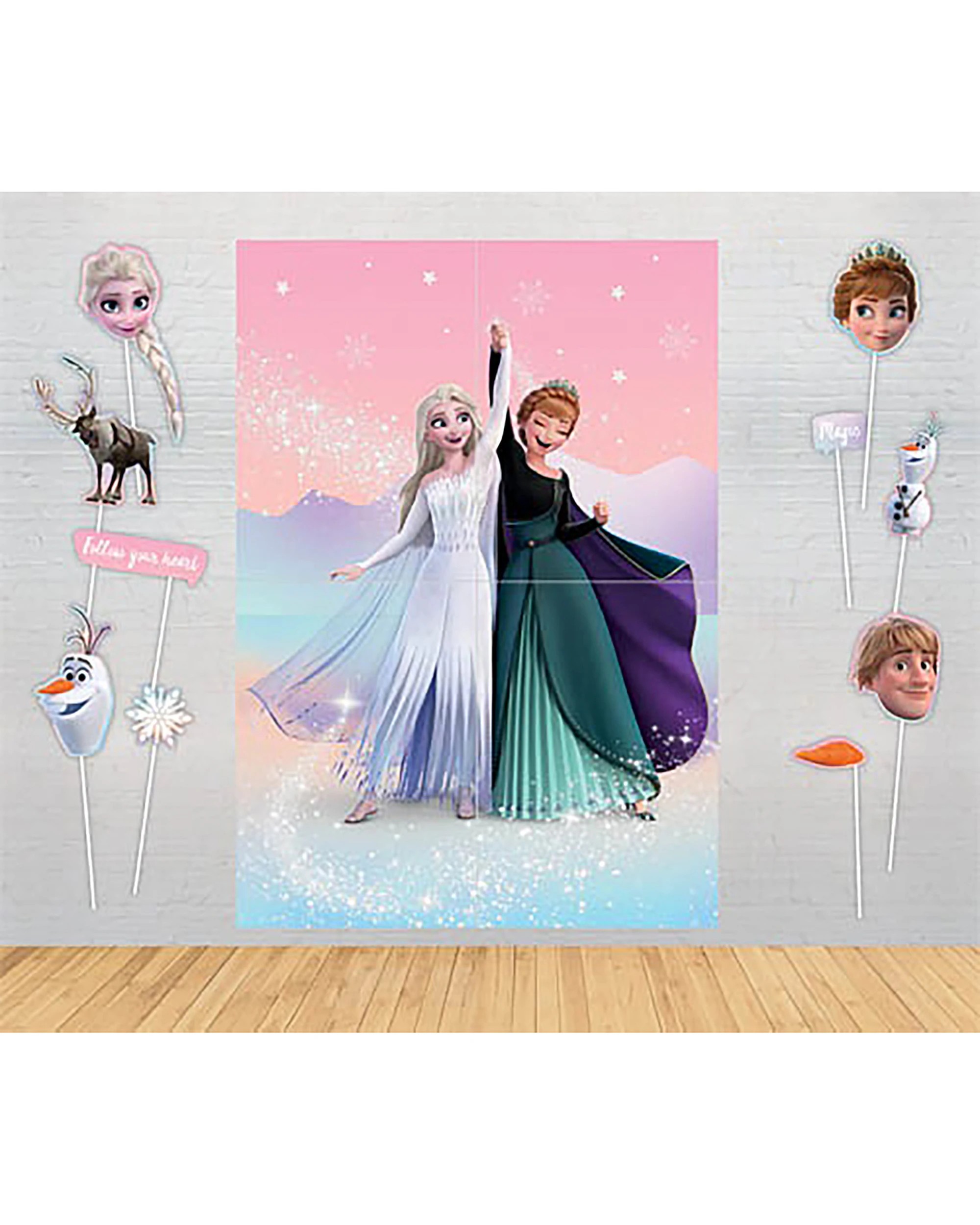 1 Disney Disney Frozen Scene Setter With Photo Props, 1 of 2