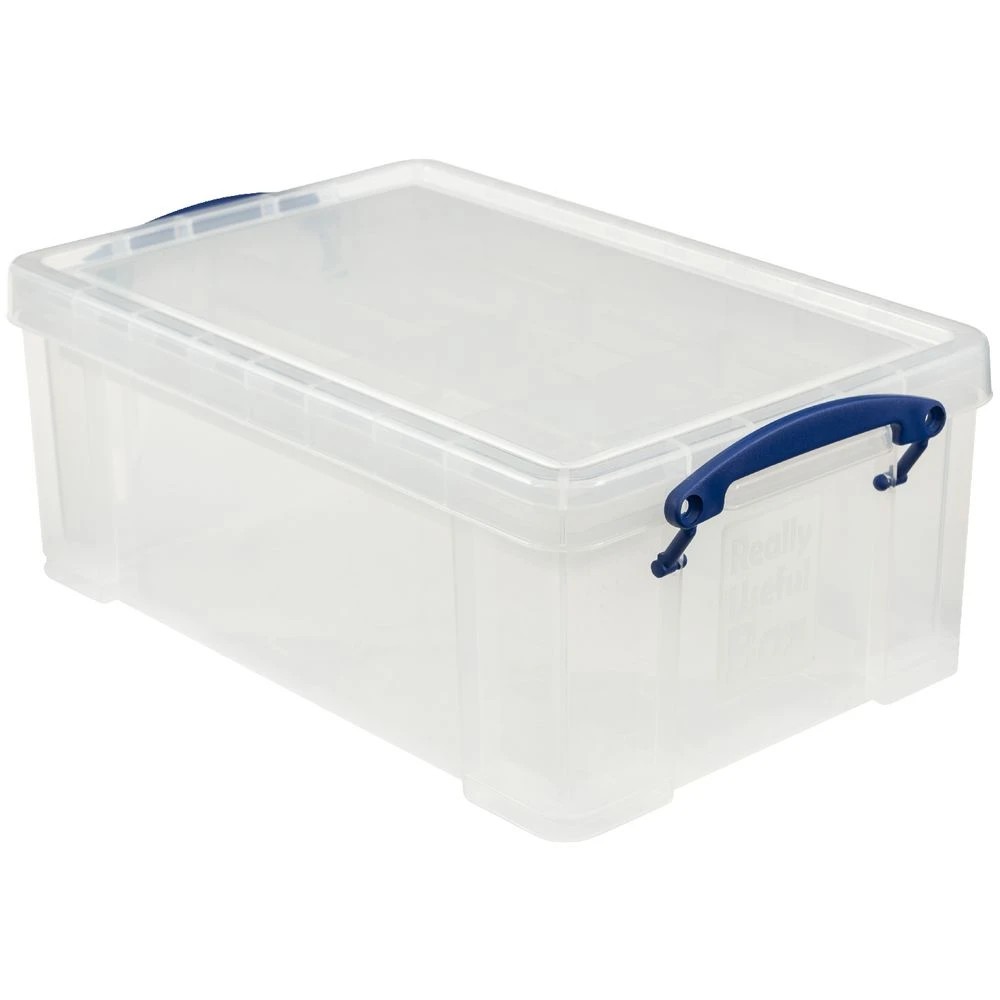 8 Really Useful Box 9L and Tray Clear, 8 of 8