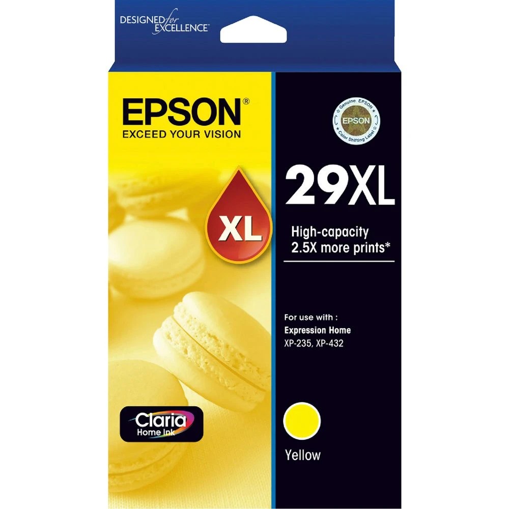 1 Epson 29XL Ink Cartridge Yellow, 1 of 1