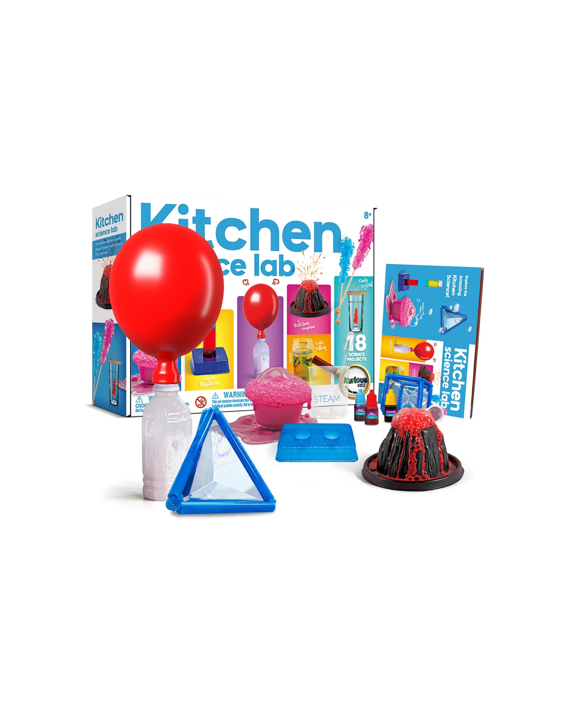 1 Kaper Kidz Kitchen Science Lab Kids Science Kit 8 Years Plus Educational Toy - Multi, 1 of 9