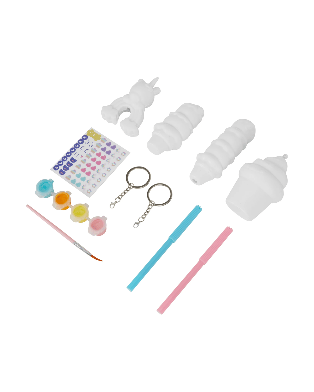 3 Squishy Keyring and Pen Topper Decoration Kit, 3 of 10