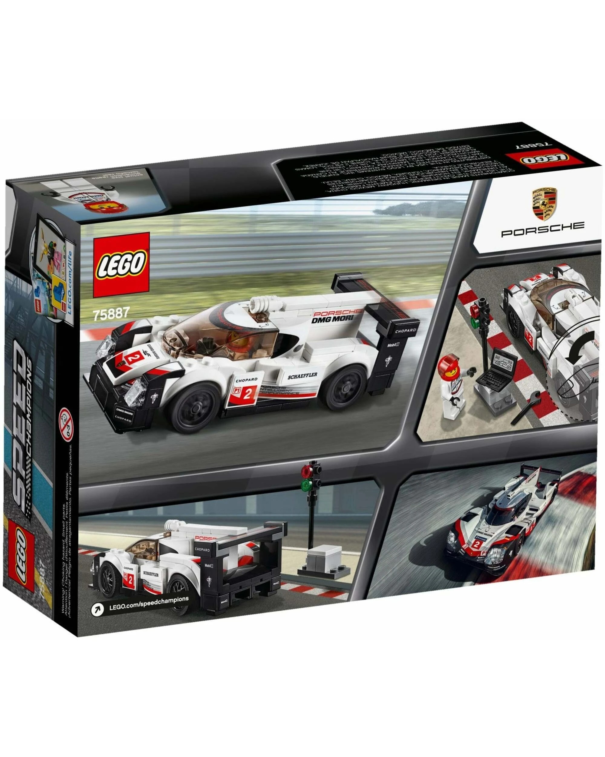 3 LEGO 75887 Porsche 919 Hybrid Race Car Building Kit, 3 of 3