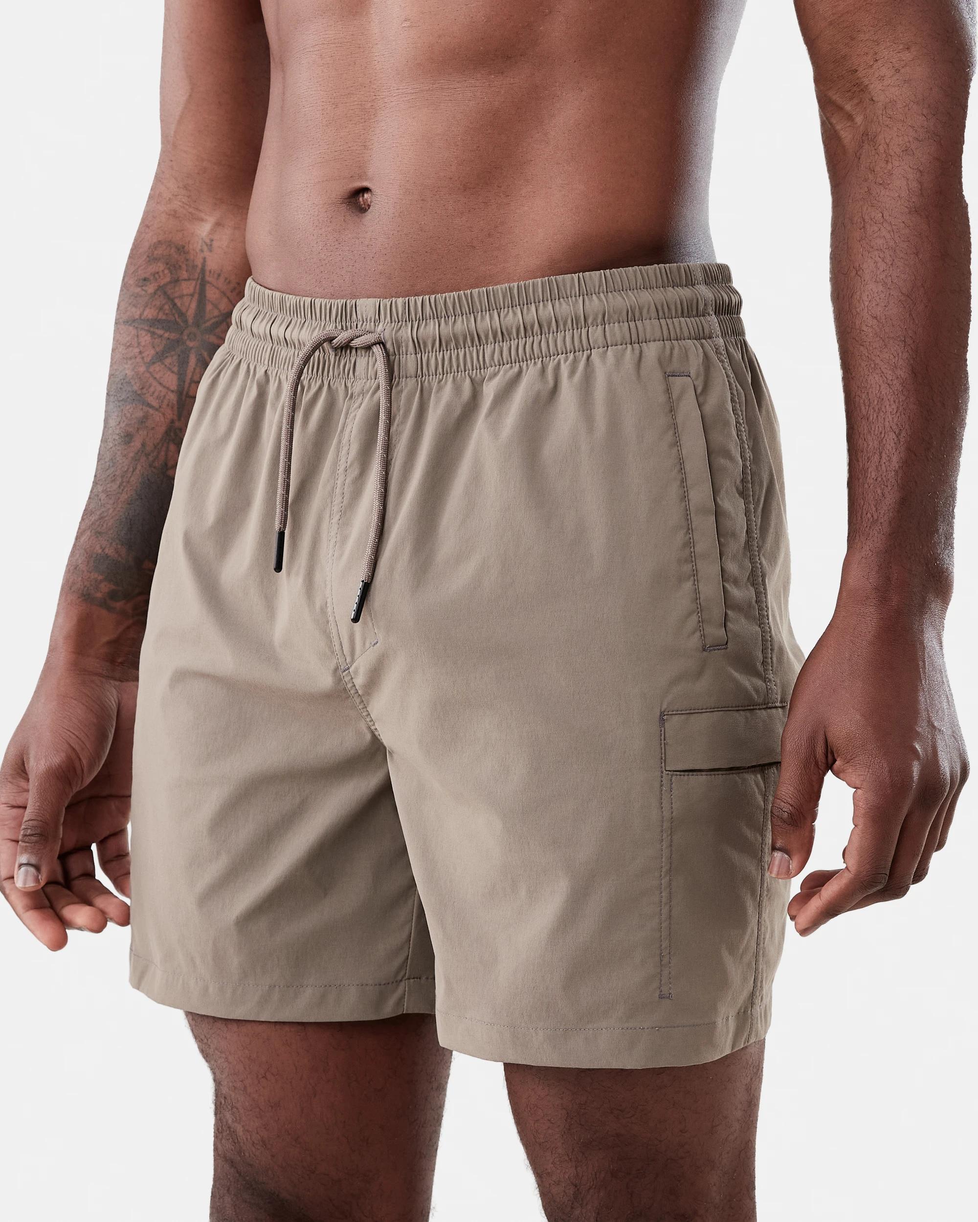 2 Active Mens Everyday Cargo Shorts Brn Phenix, 2 of 8