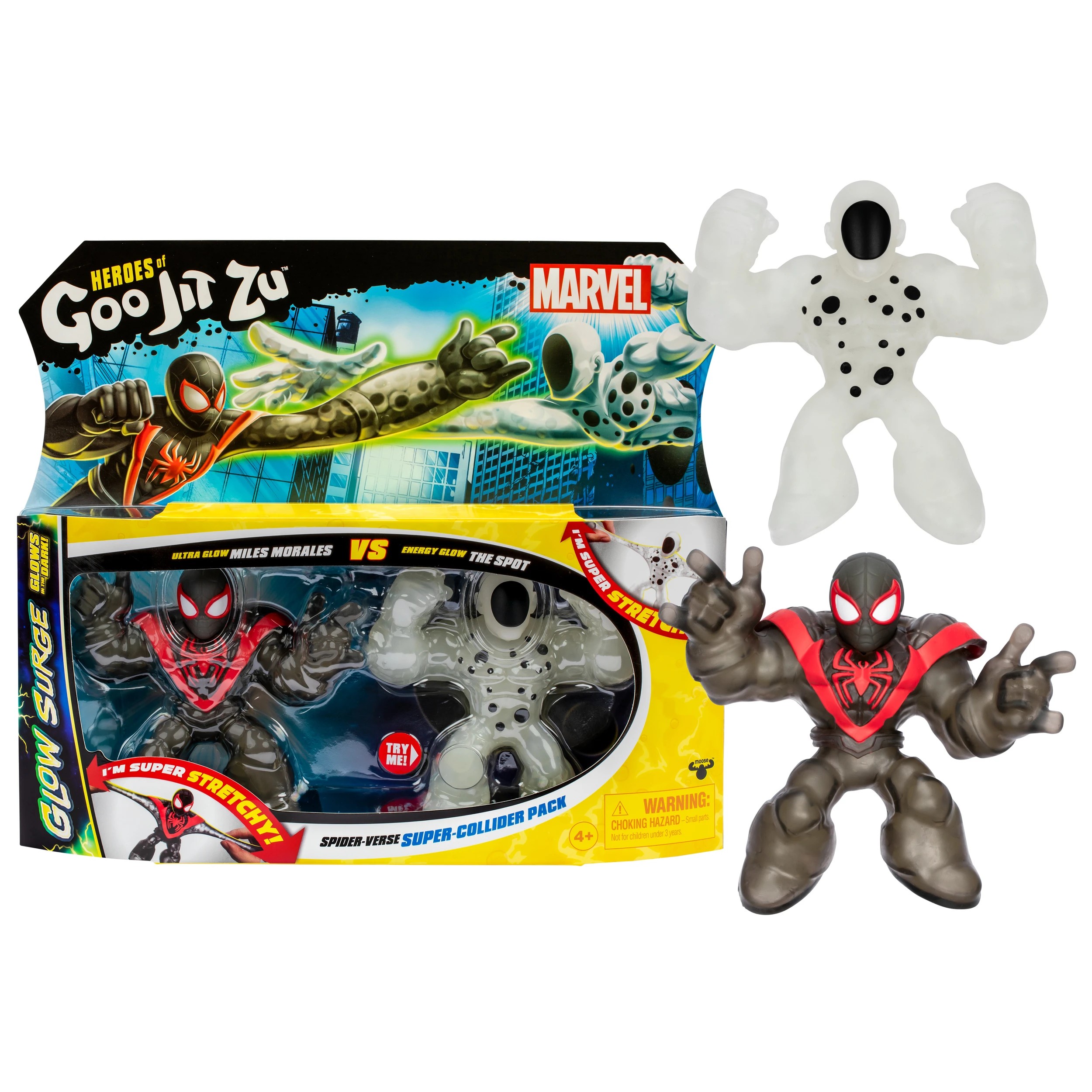 1 Heroes of Goo Jit Zu Hogjz Marvel Glow Surge Versus Pack - Multi, 1 of 9