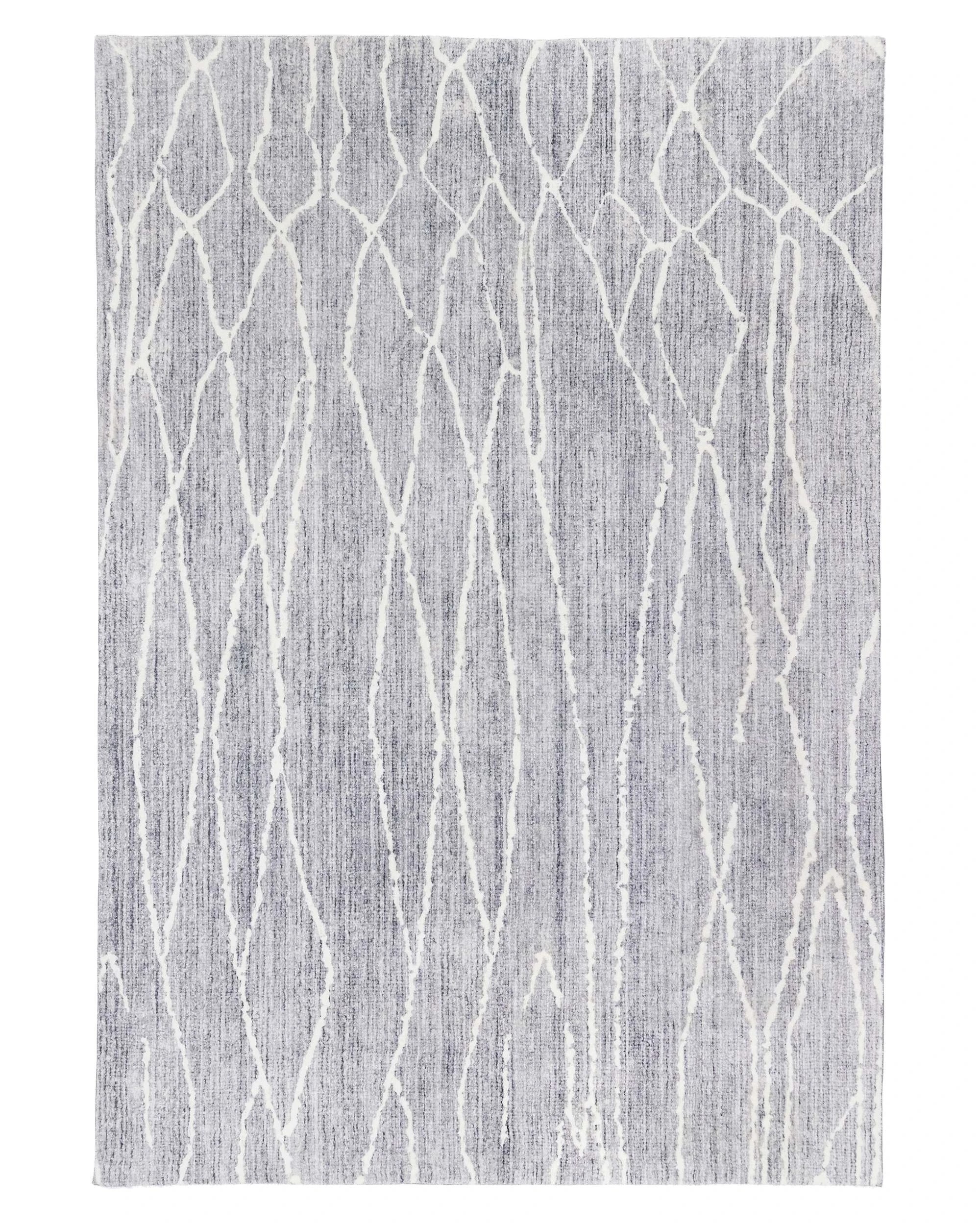 1 Loopsie Chaker Lined Washable Rug-230cm x 160cm - Grey, 1 of 6