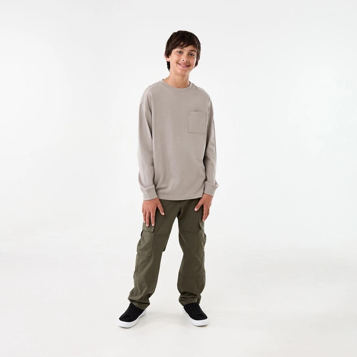 5 Heavyweight Oversized Long Sleeve T-shirt Moon Rock, 5 of 8