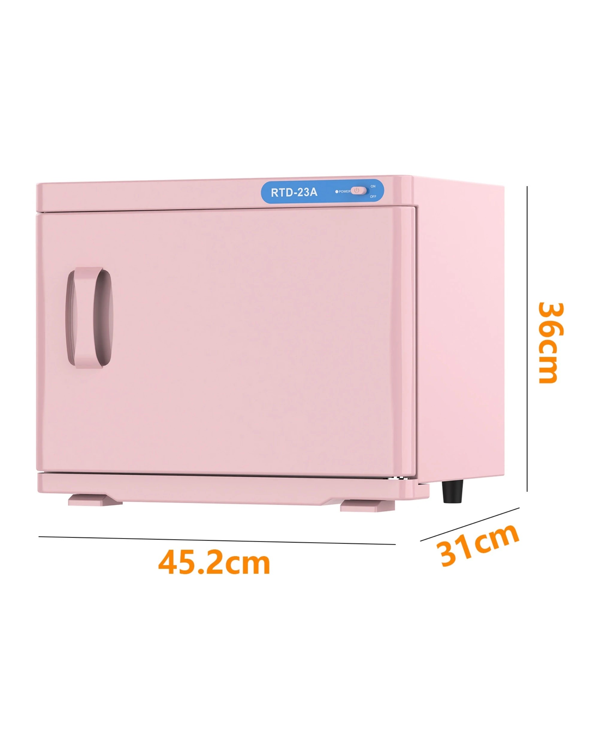 4 Advwin 23L Hot Towel Warmer Cabinet with Stainless Steel Rack Fast Heating for Beauty Salon Home Massage - Pink, 4 of 5