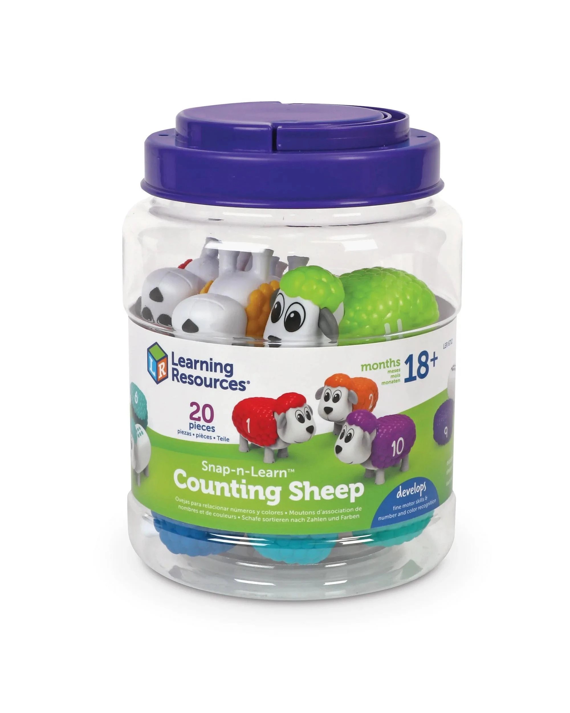 2 Learning Resources Snap-n-Learn Counting Sheep, 2 of 5