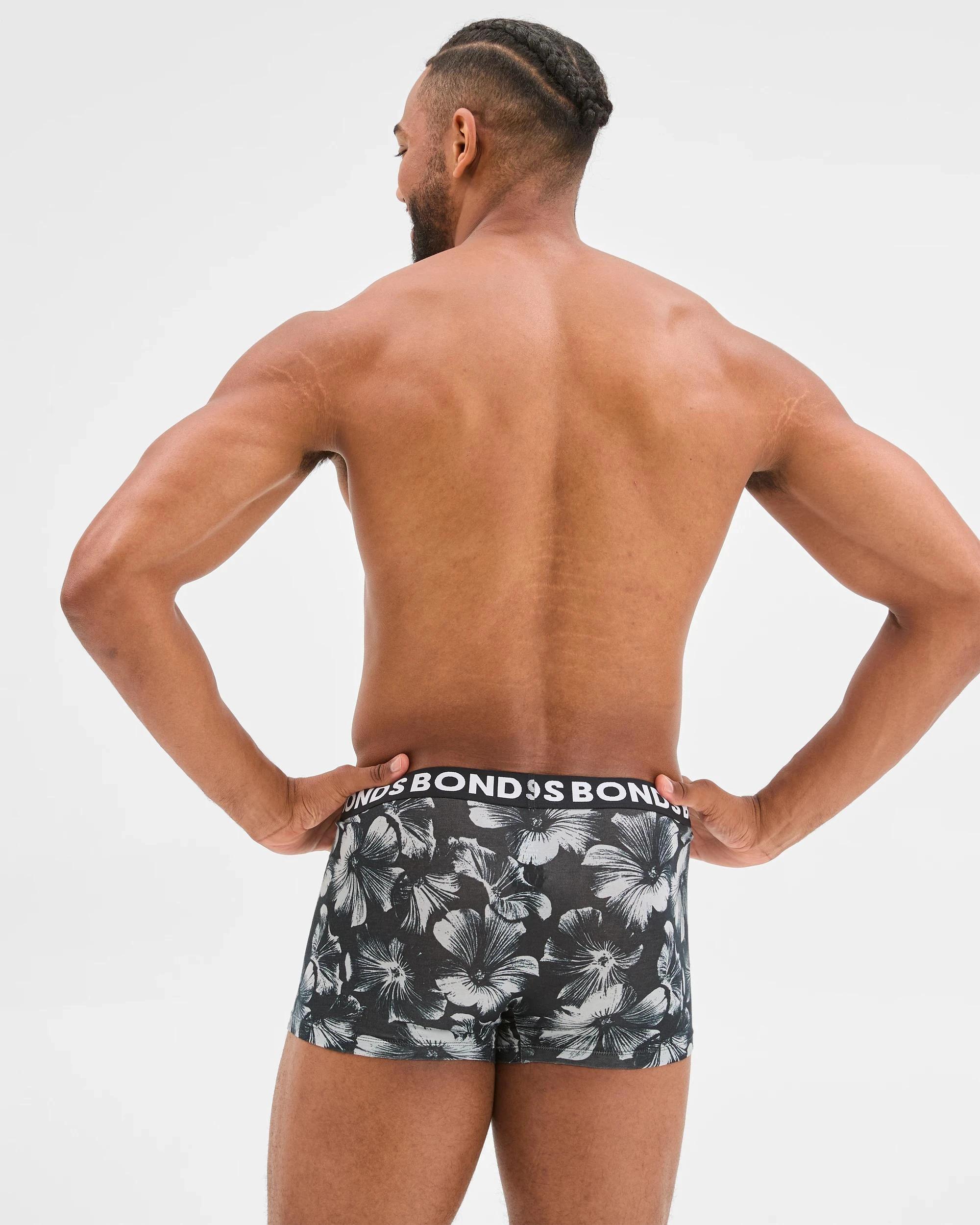 3 Bonds 3 Pack Everyday Trunks NOCTURNAL PETALS, 3 of 4