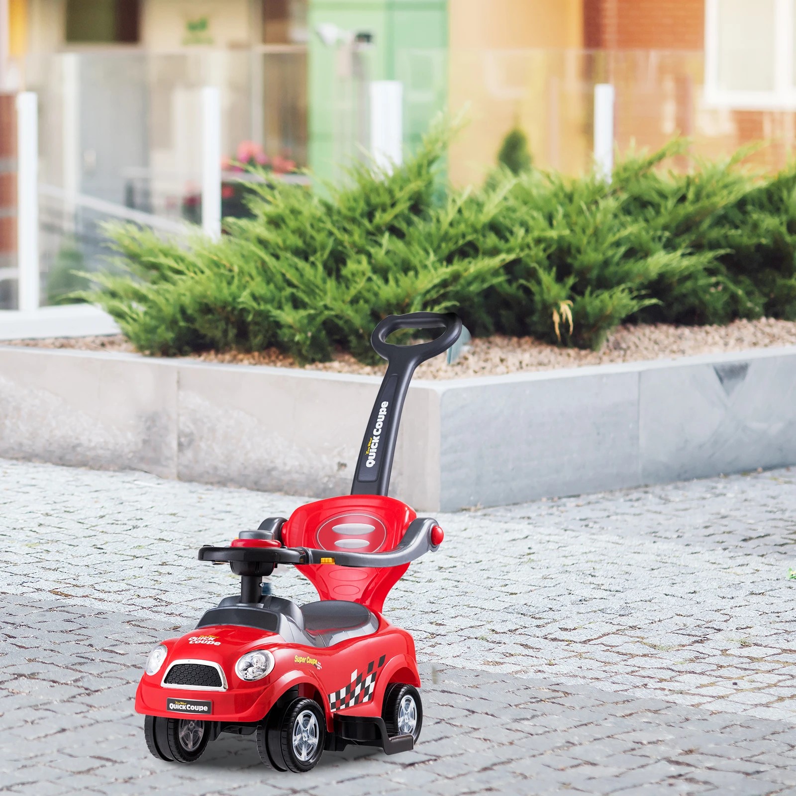 5 Costway 3-in-1 Ride On Push Car Foot to Floor Walking Car, 5 of 5