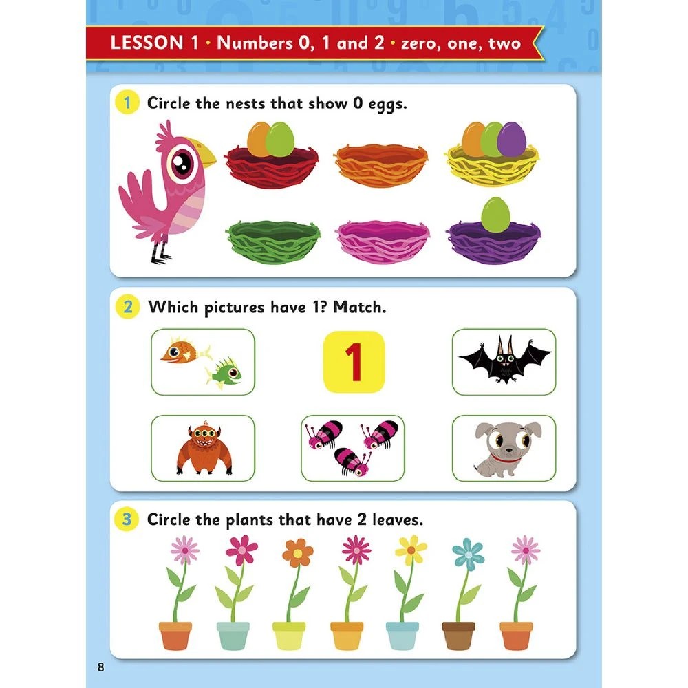 4 ABC Mathseeds Activity Book First Numbers, 4 of 4