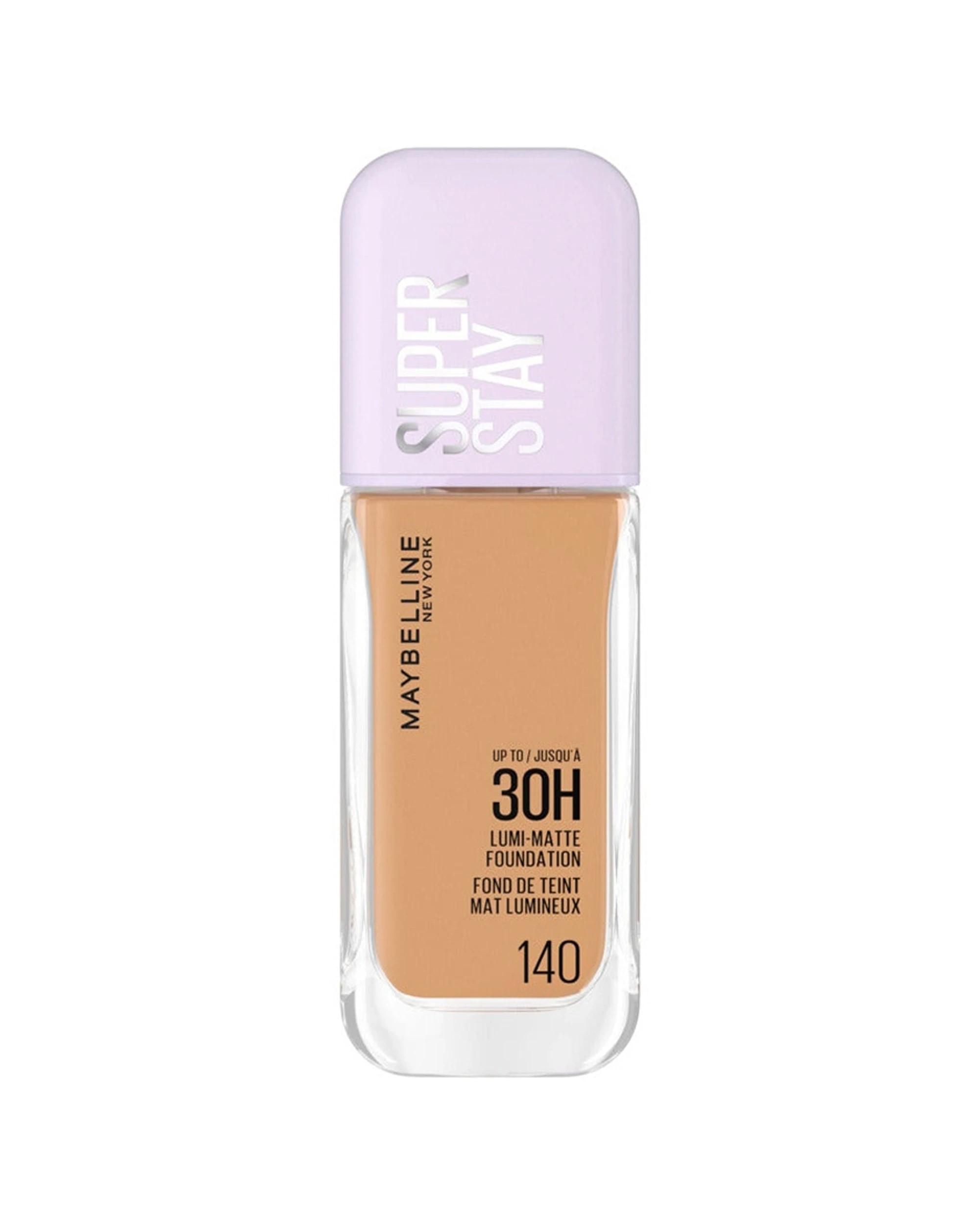 1 Maybelline Superstay Lumi Long Wearing 30hr Matte Foundation 140 - Natural, 1 of 2