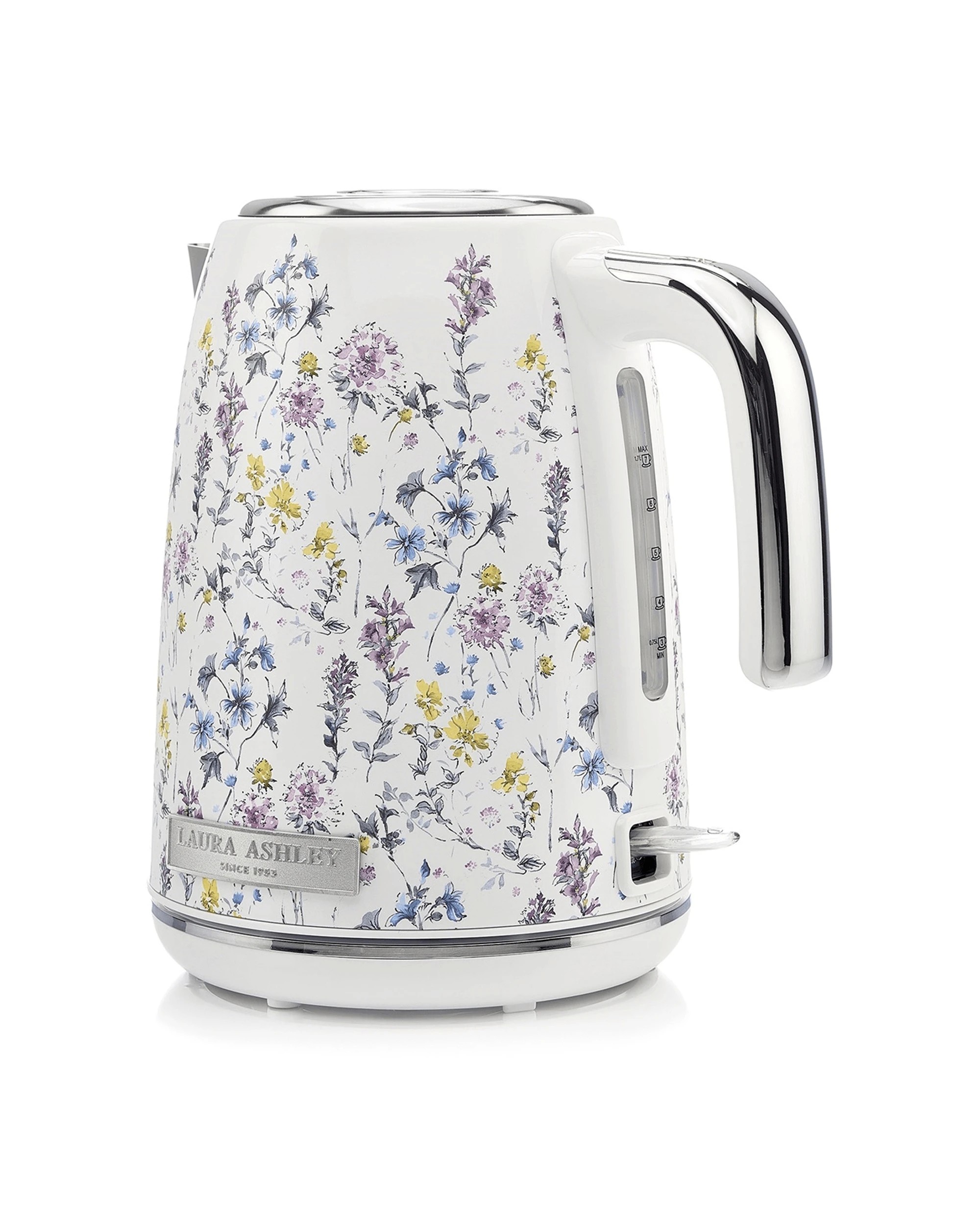 4 Laura Ashley 1.7L Jug Electric Kettle And 2 Slice Toaster Combo Wild Meadow, 4 of 8