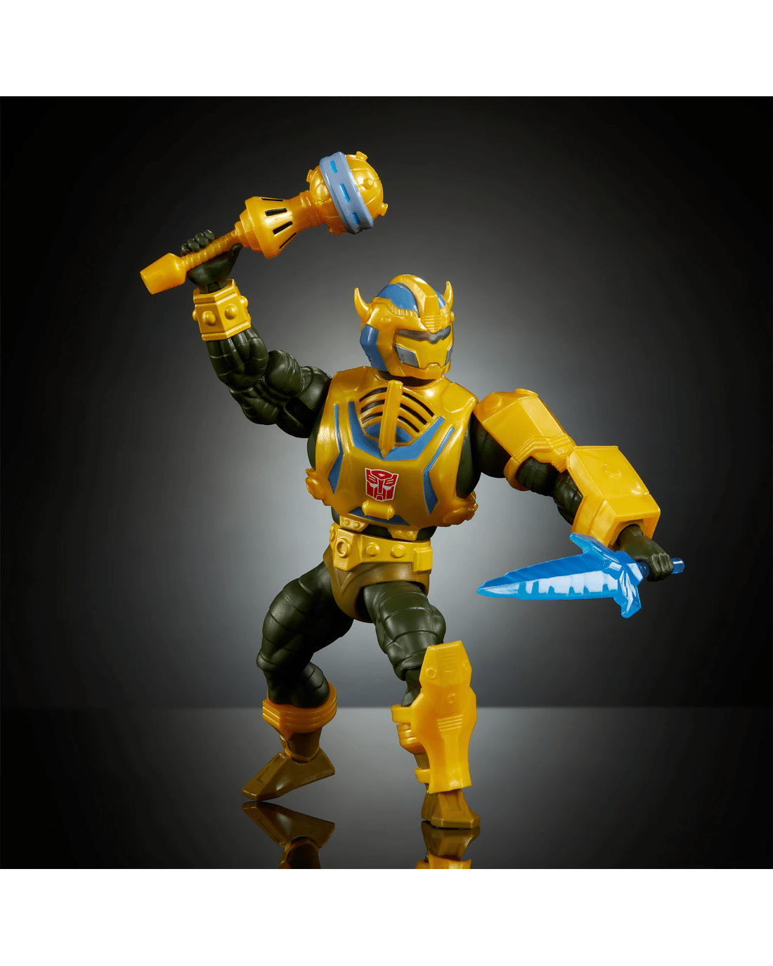 3 Masters of the Universe x Transformers Bumblebee Armor Man-At-Arms Action Figure, 3 of 6