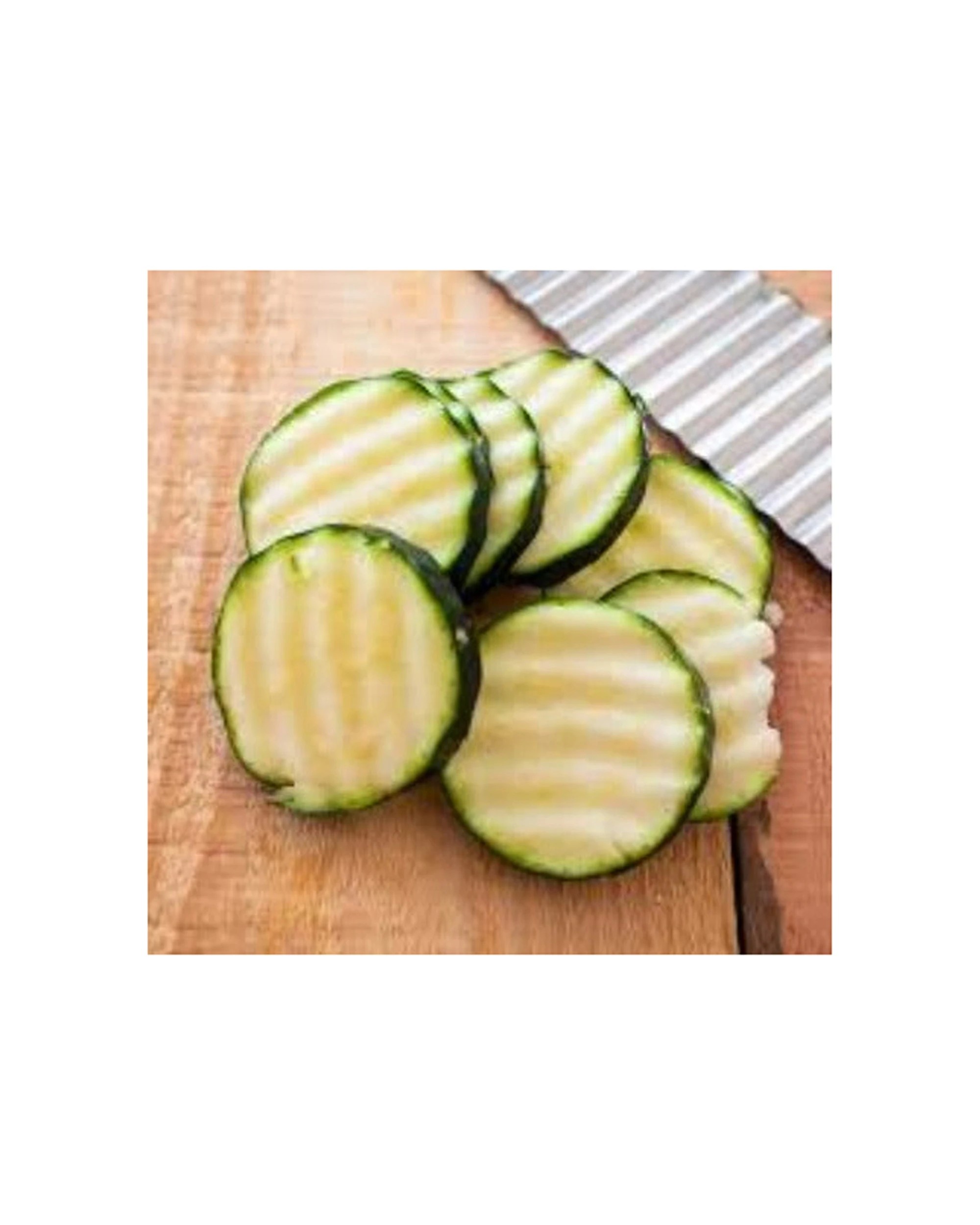 5 Cuisena Crinkle Cutter 17 cm Stainless Steel Kitchen Tool with Ergonomic Handle - Silver, 5 of 6