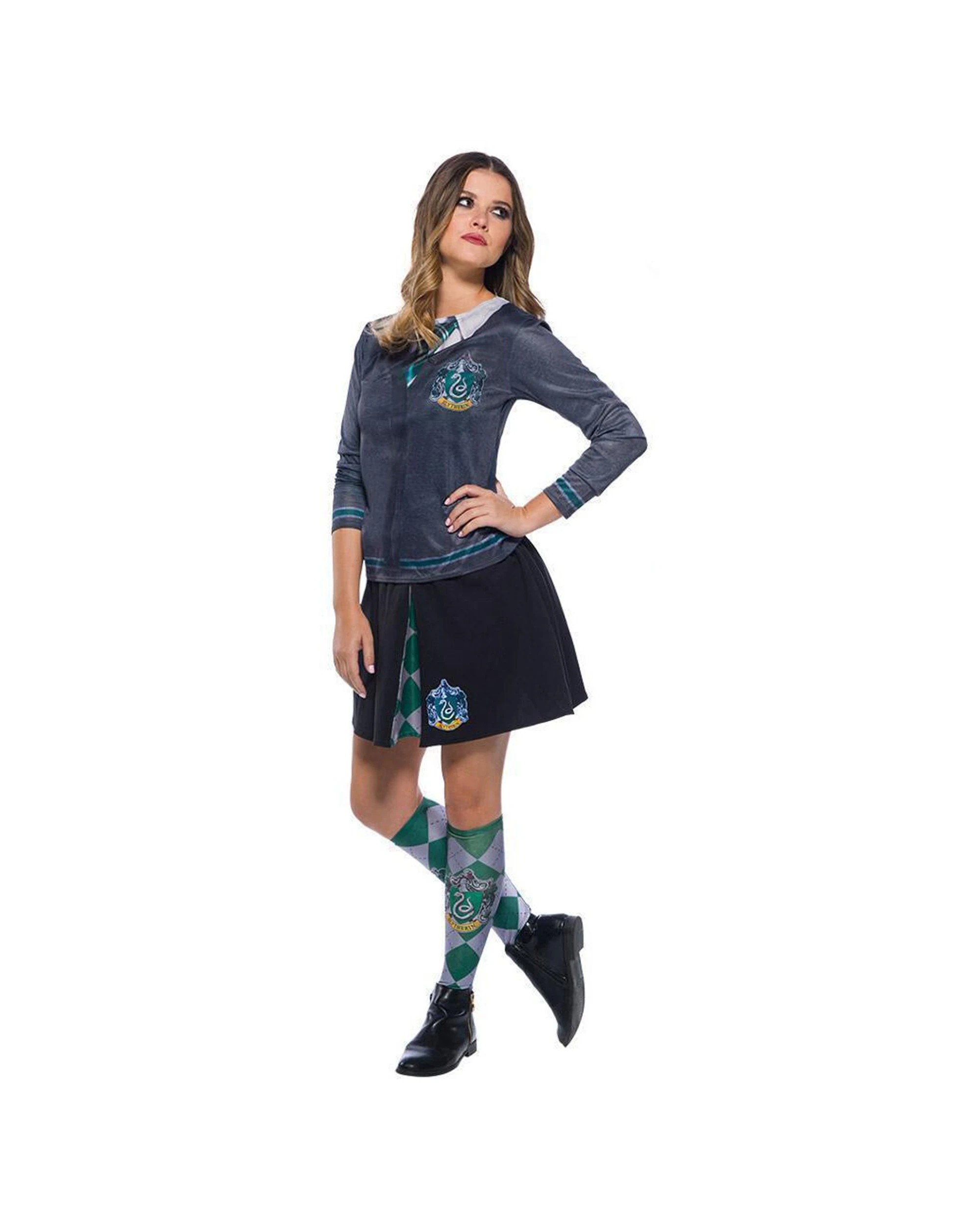 3 Harry Potter Slytherin Womens Dress Up Costume Size L - Multi, 3 of 3