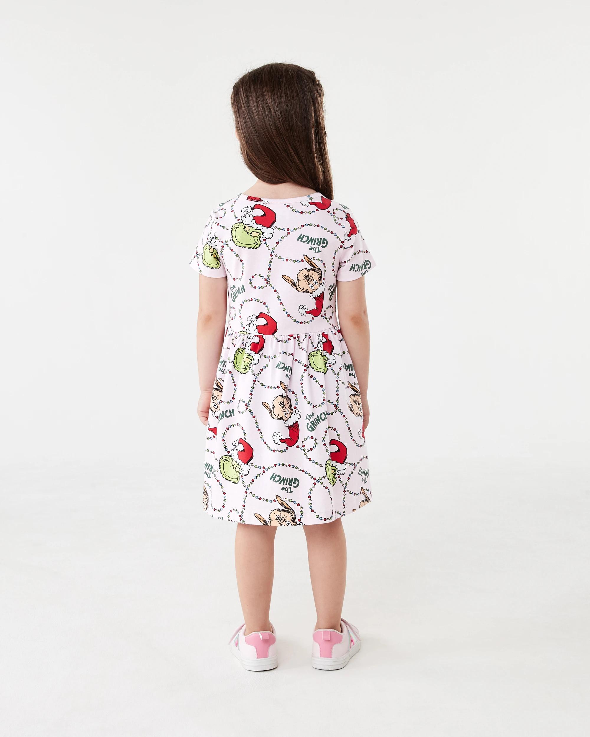 9 The Grinch License Skater Dress XMAS GRINCH AOP, 9 of 9
