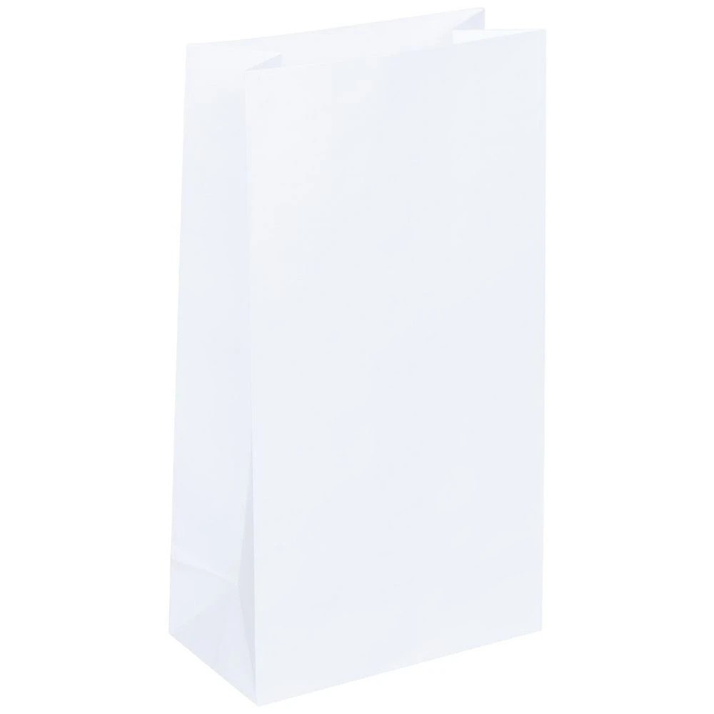 1 J.Burrows Paper Bag Small White 25 Pack, 1 of 2