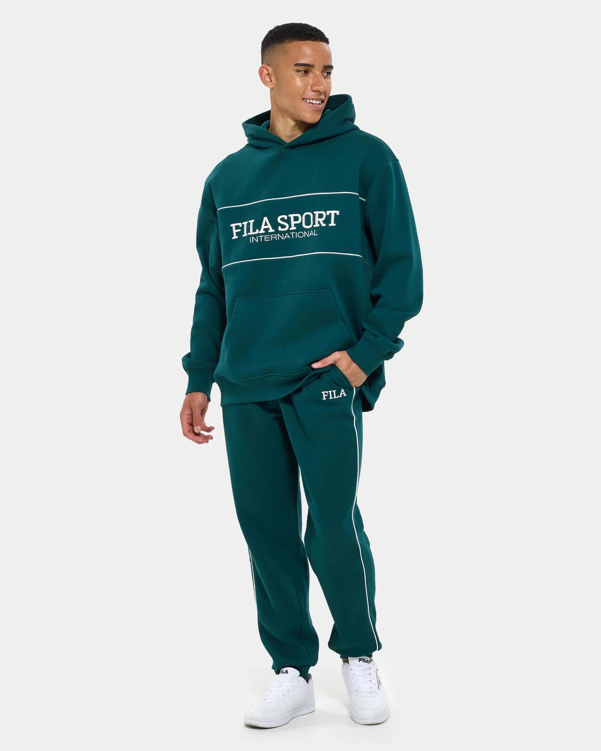 2 Fila Heavyweight Trackpants GREEN, 2 of 7