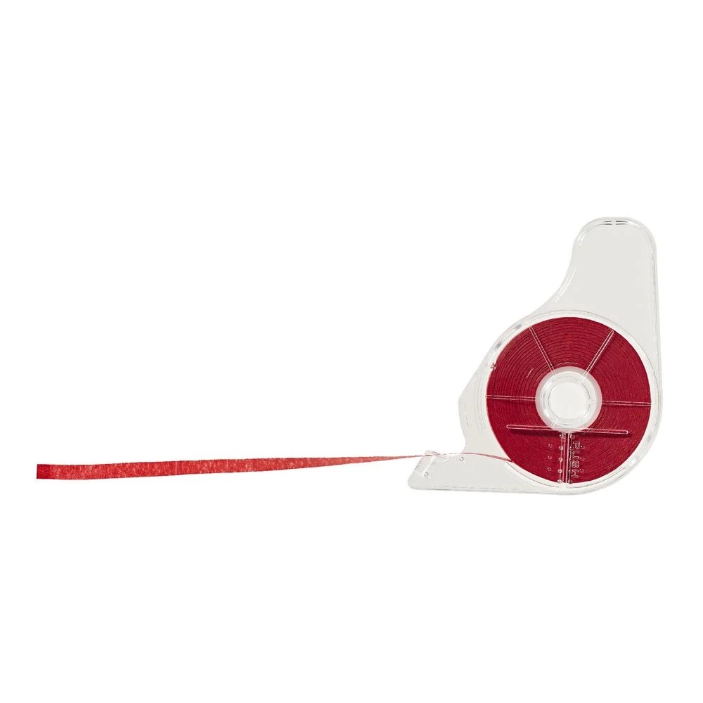 2 J.Burrows Adhesive Grid Tape Red 6mm x 20m, 2 of 2