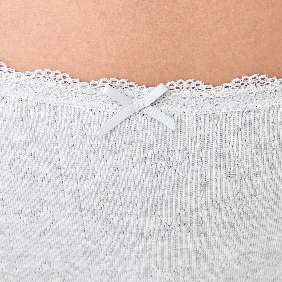8 3 Pack Pointelle Boyleg Briefs Yellw Flrl, 8 of 9