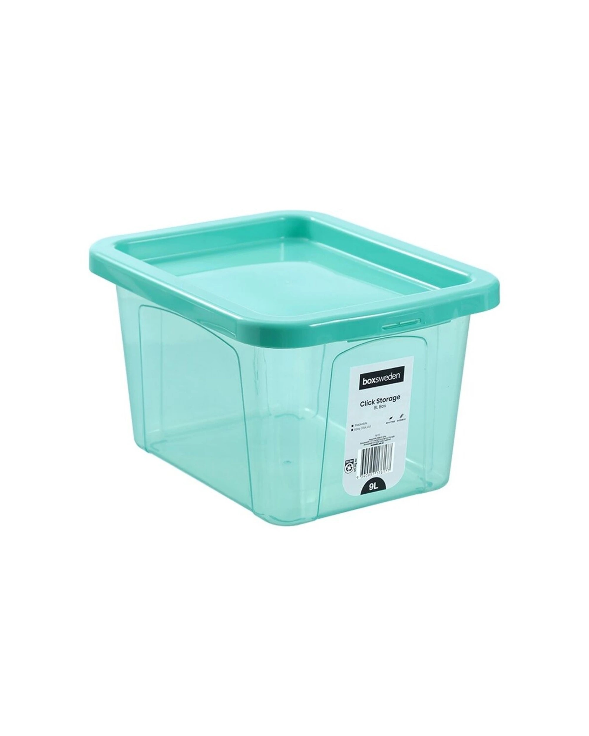 7 Boxsweden Click Storage Box 9L Secure Lock Lid Home Organisation - Multi, 7 of 7