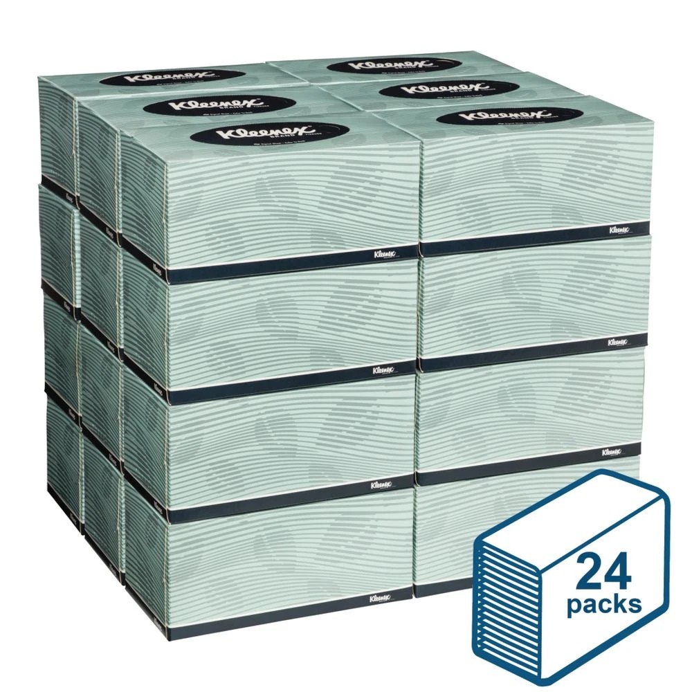 8 Kleenex Facial Tissue Box 2 Ply 4715 24 Pack 4800 Tissues, 8 of 8