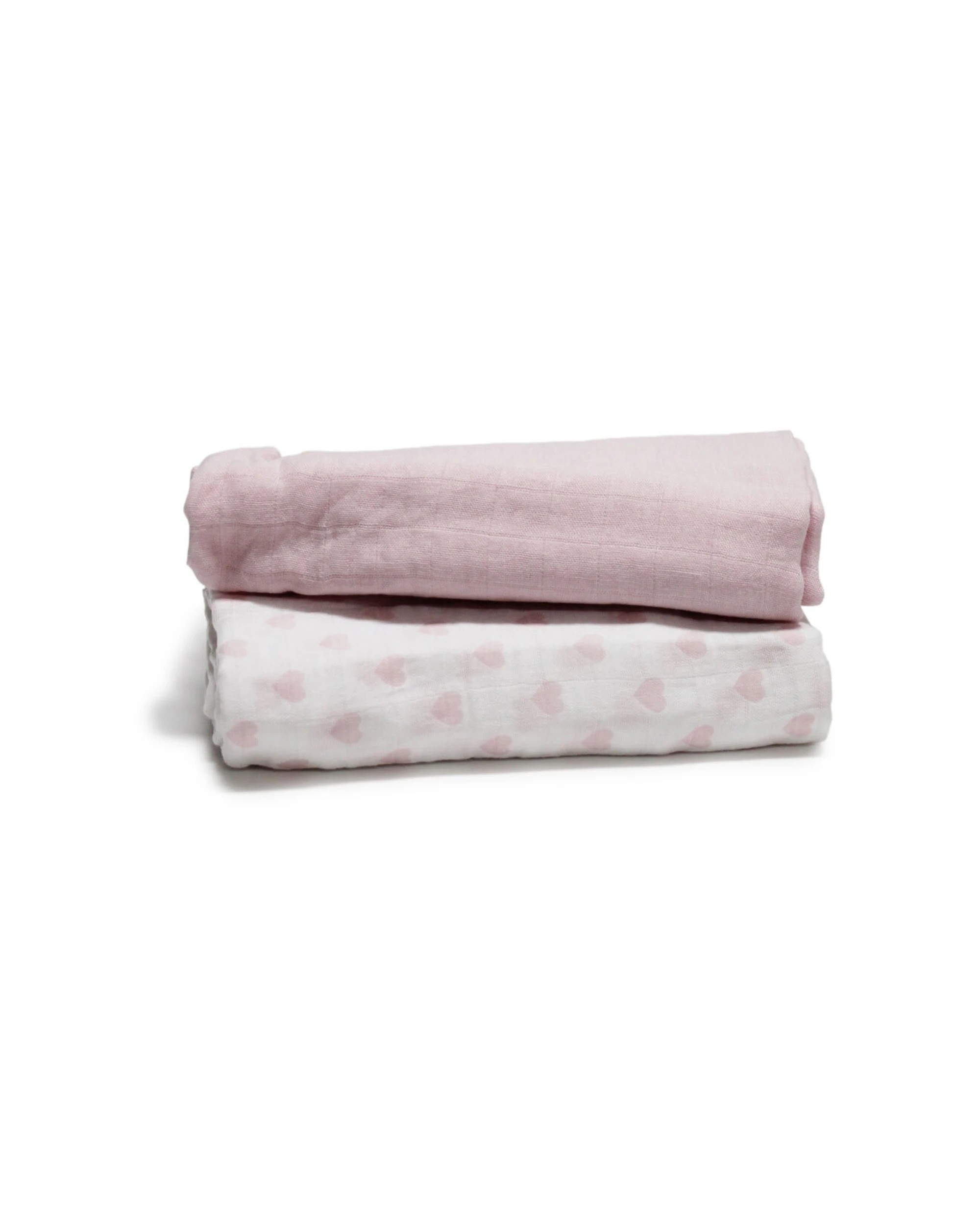 2 Onkaparinga 2PK Baby Muslin Cotton Sleeping Wraps - Pink, 2 of 2