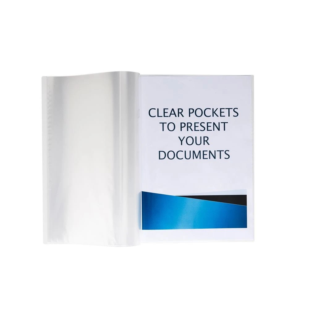 2 J.Burrows Binder Display Book A4 Clear 3 Pack, 2 of 3