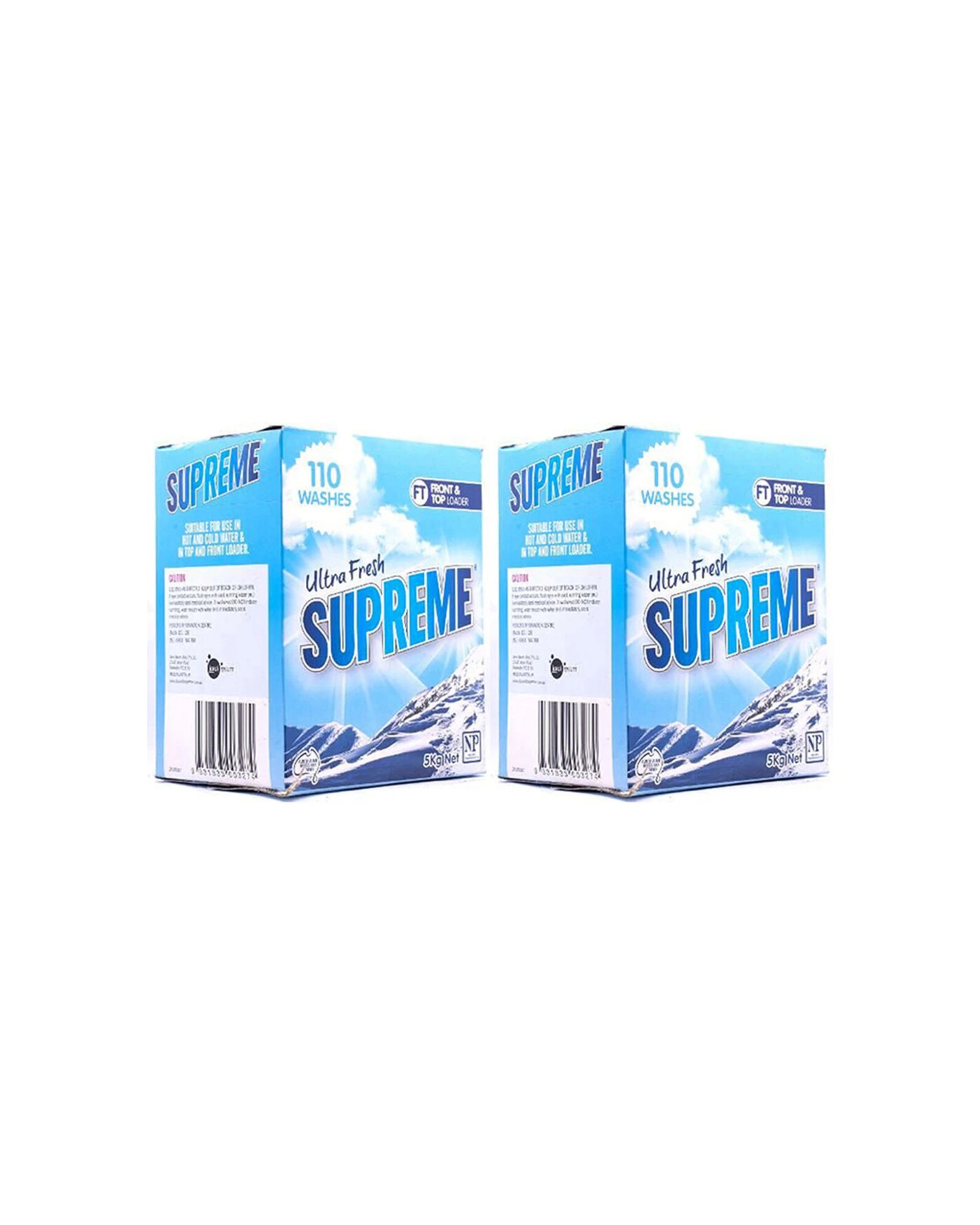 1 Supreme 2PK Laundry Powder Ultra Concentrated Washing Powder 5kg Pack - Multi, 1 of 4