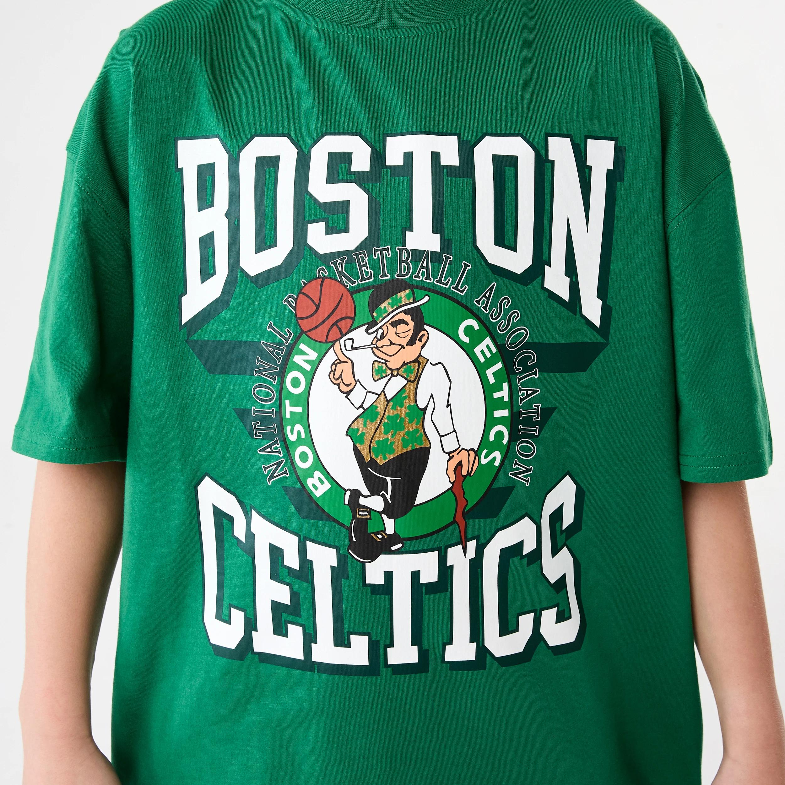 5 Official NBA Kids T-shirt GREEN CELTICS TEE, 5 of 7