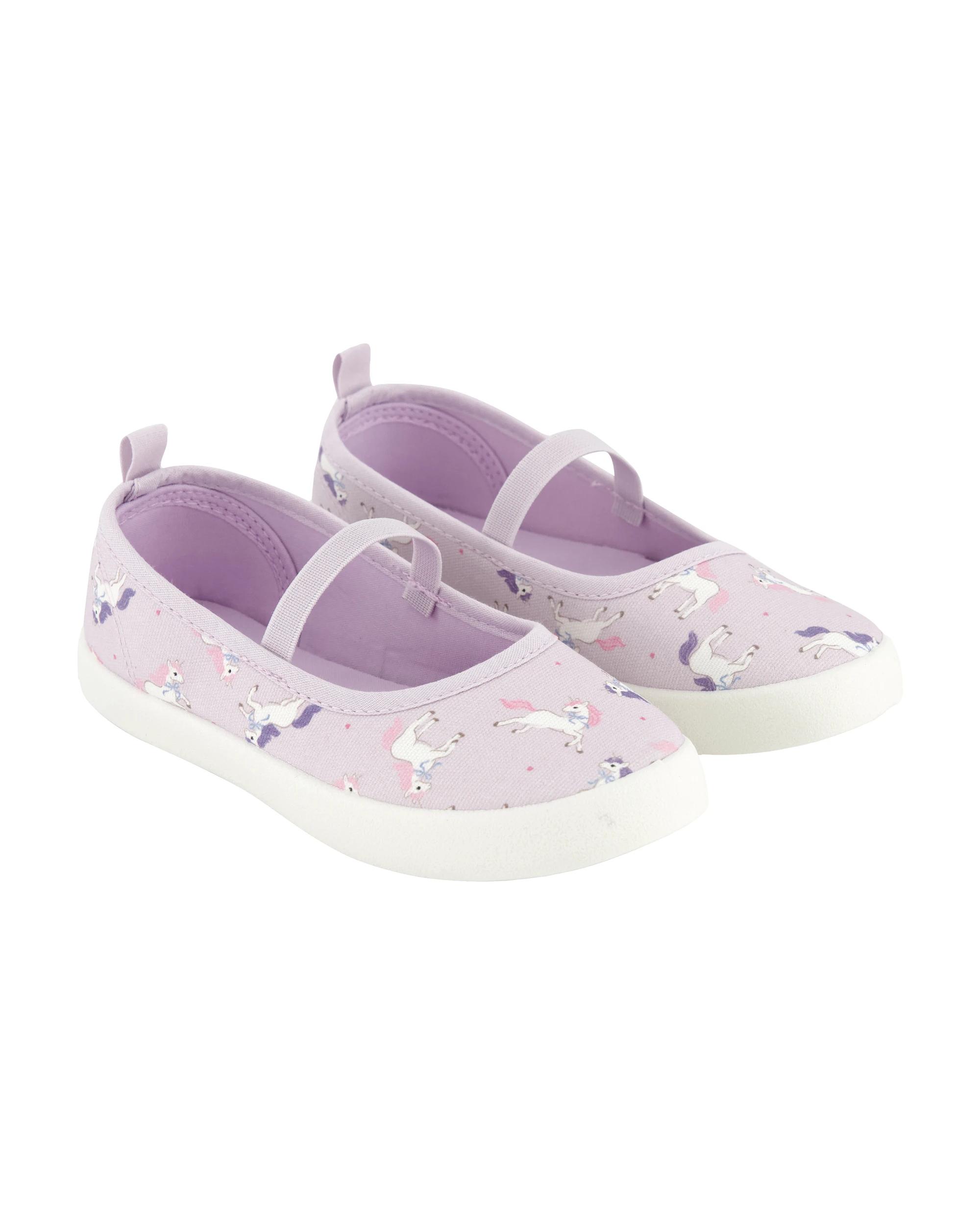 4 Junior Print Canvas Shoes Unicorn, 4 of 5