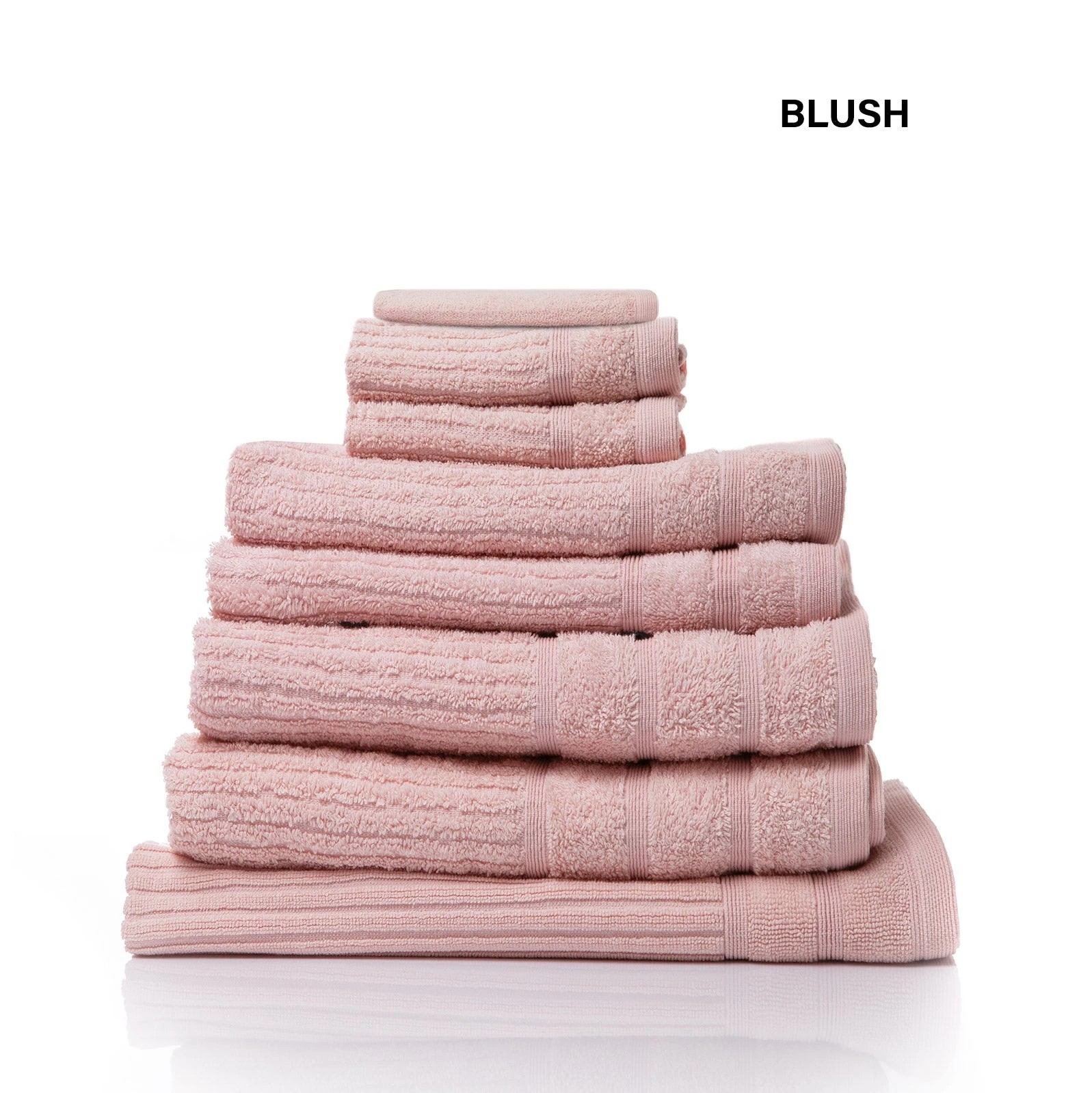 3 Royal Comfort Eden Cotton 600GSM 100% Cotton Luxury Bath Towels Set 8 Piece - Pink, 3 of 4