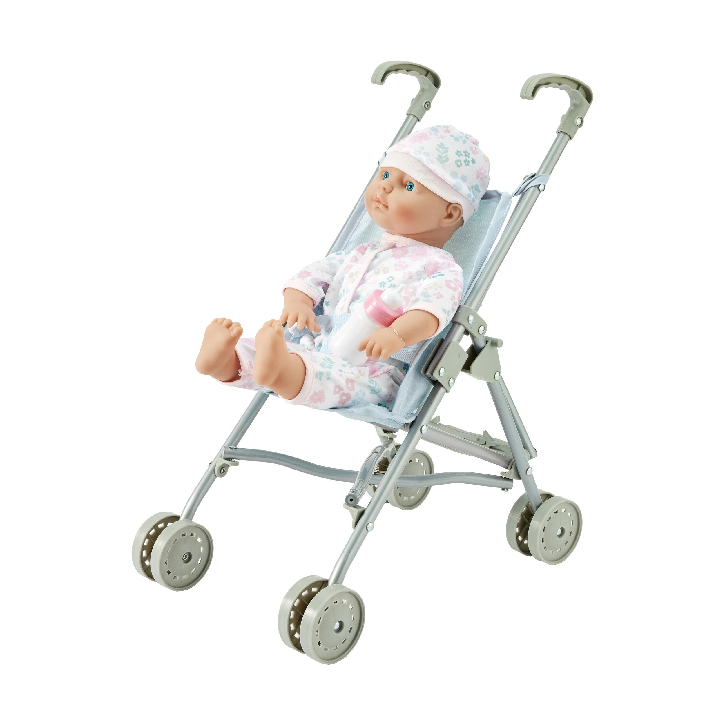 2 3 Piece Baby Doll Stroller Set, 2 of 10