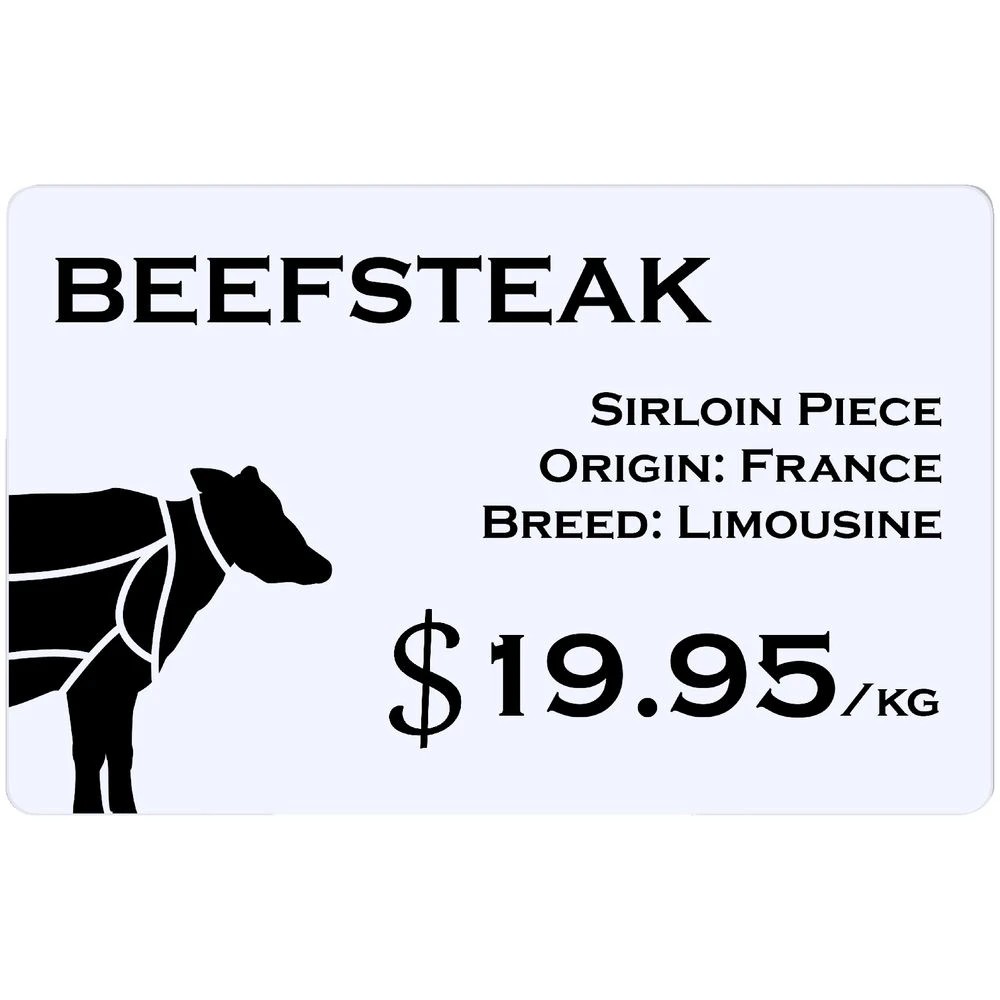 2 Badgy .76mm Thick Cards White 100 Pack, 2 of 2