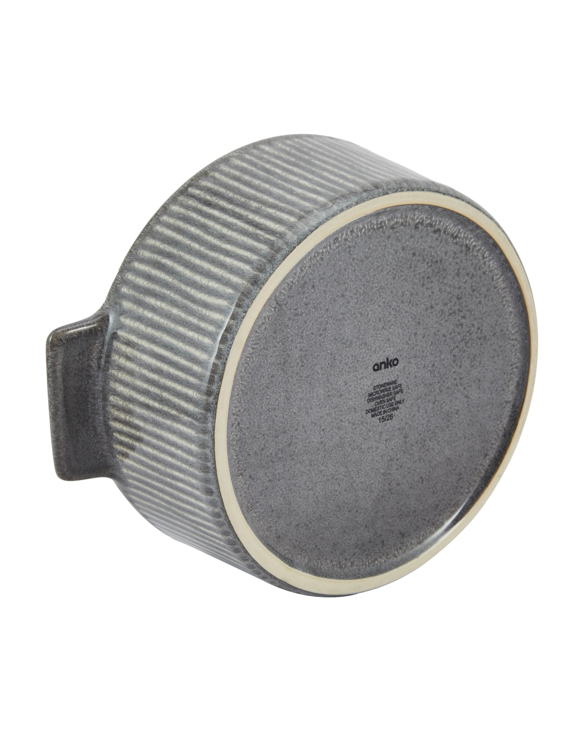 5 Ceramic Casserole - Grey, 5 of 6