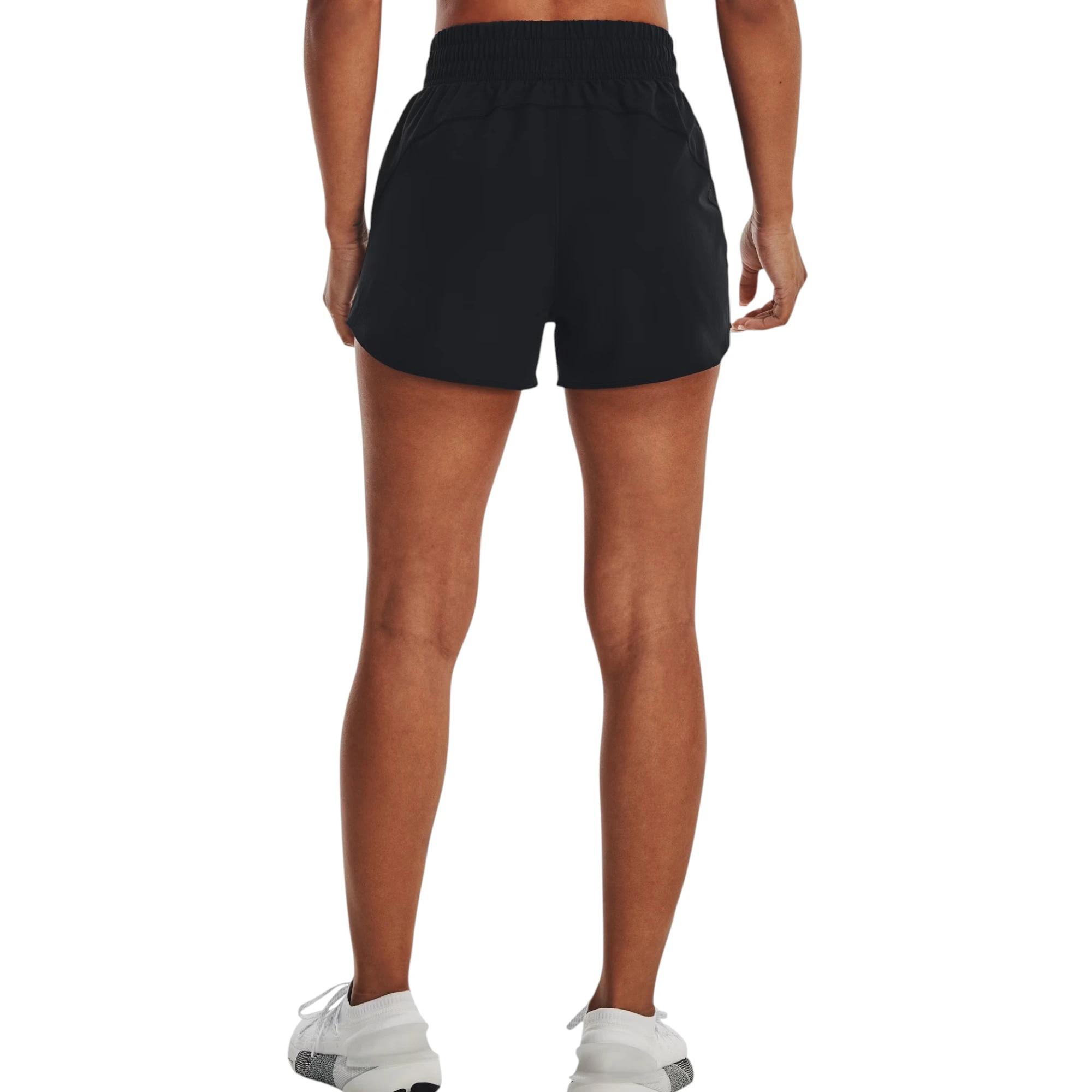 3 Under Armour Womens Vanish Black 3 Inch Athletic Shorts BLACK, 3 of 7