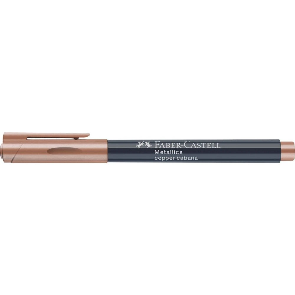 2 Faber-Castell Metallic Permanent Marker Copper Cabana, 2 of 6