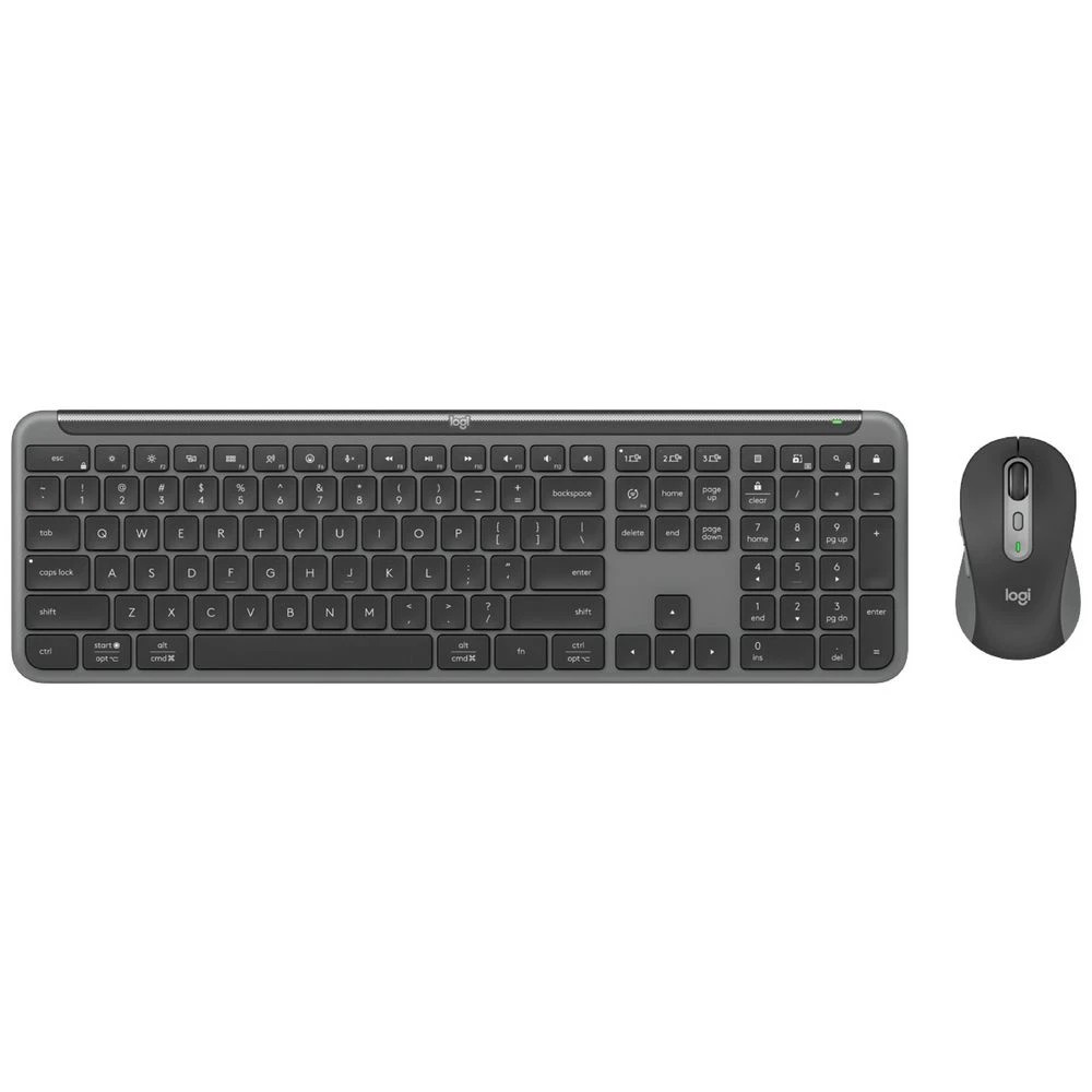 1 Logitech MK950 Wireless Keyboard and Mouse Combo Graphite, 1 of 7
