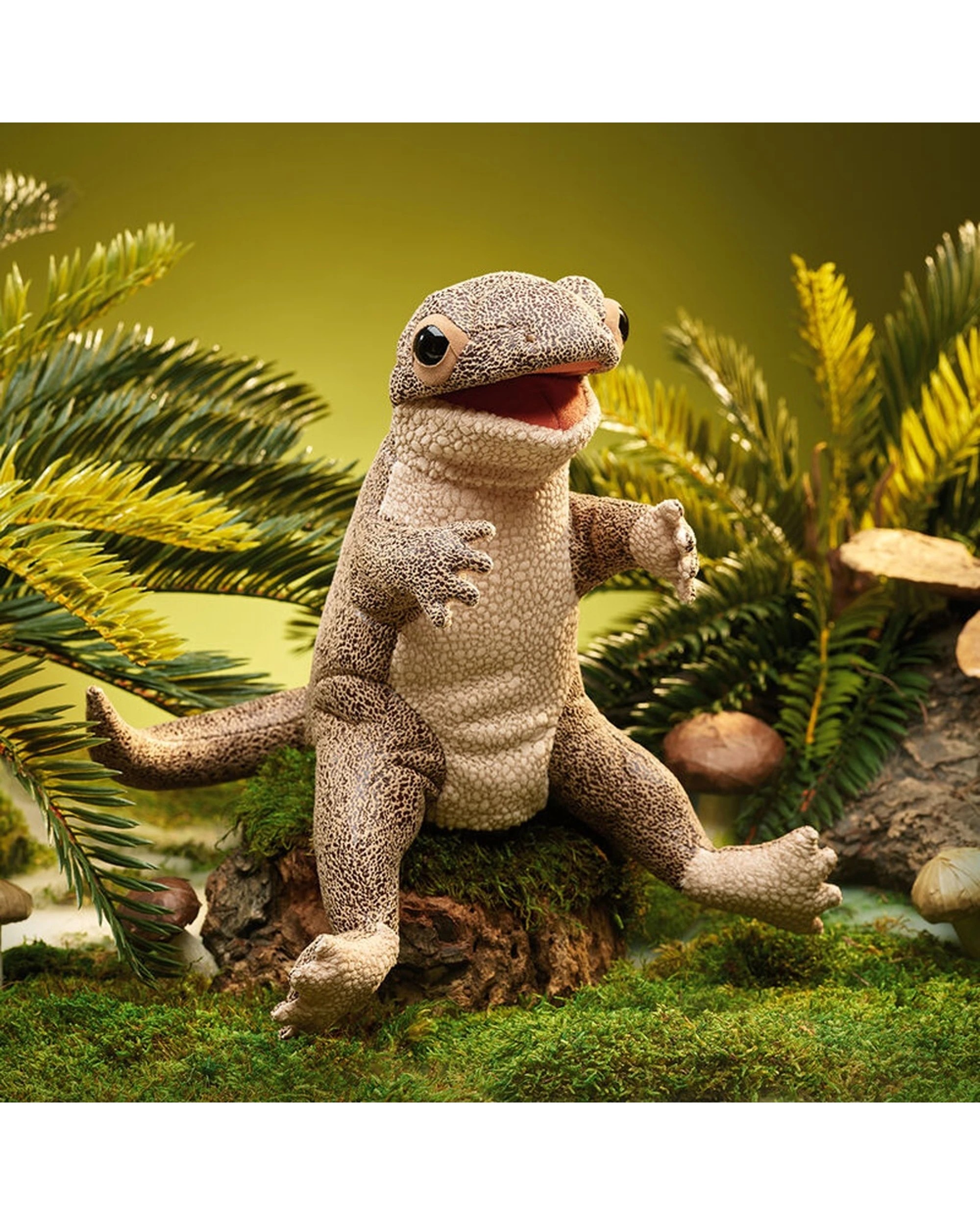 Folkmanis Lizard Puppet Textured Plush Toy Kids - Multi - Kmart