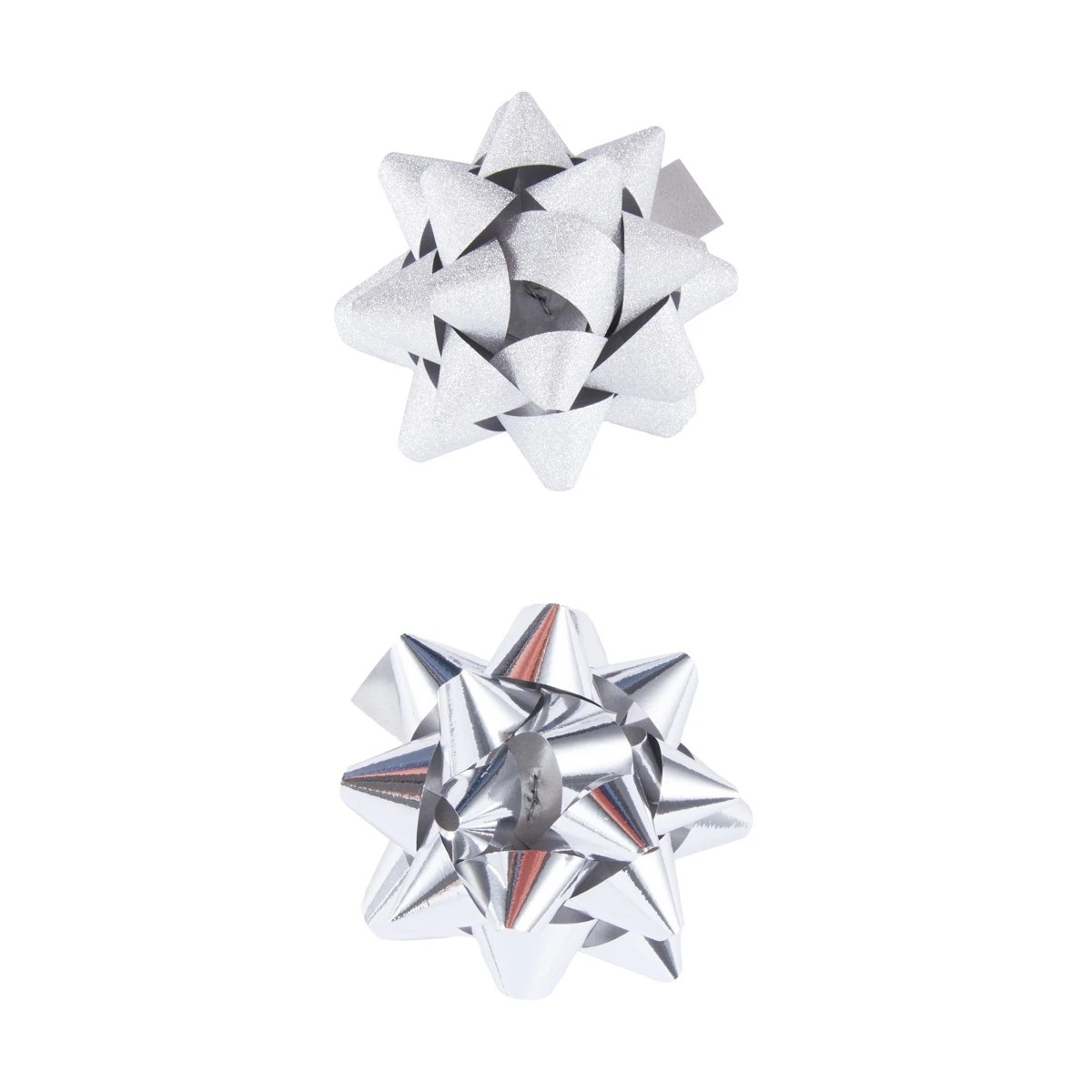 2 2 Piece Gift Bows - Silver Look, 2 of 3