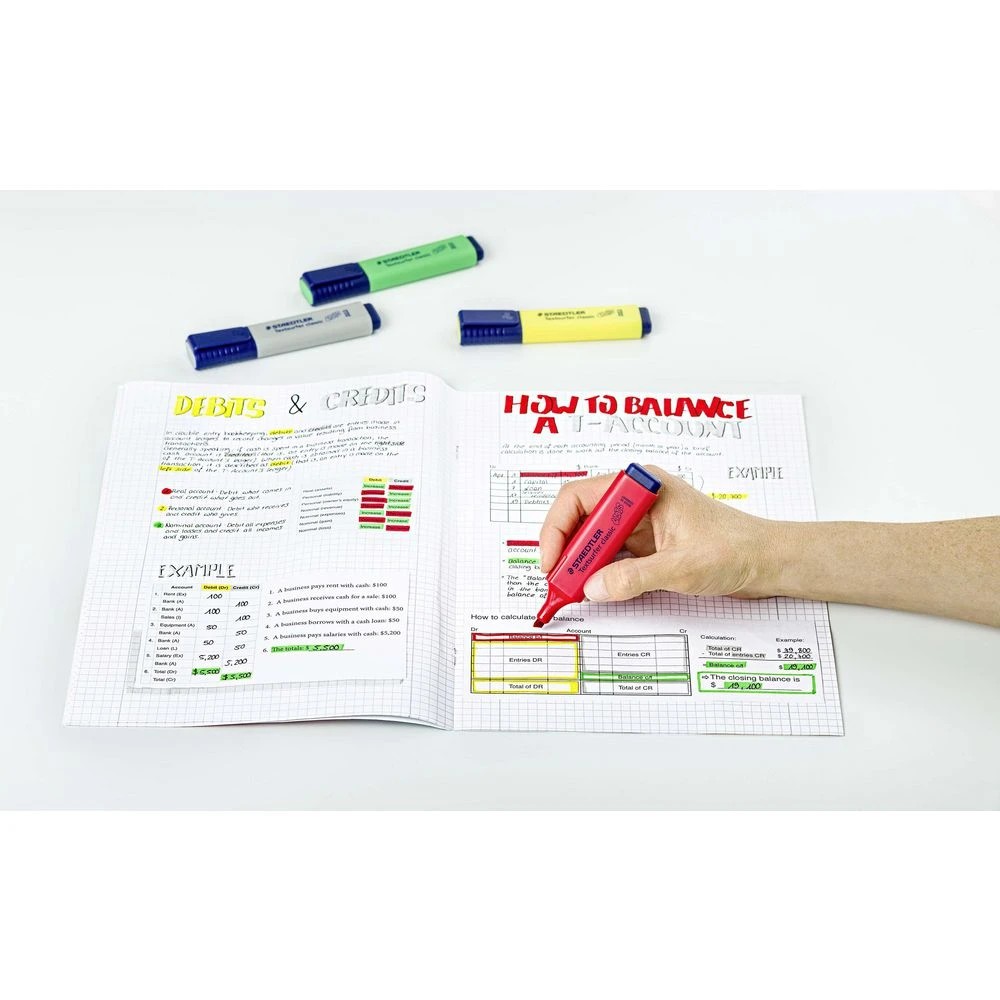 4 Staedtler Textsurfer Classic Highlighters Excel 4 Pack, 4 of 6