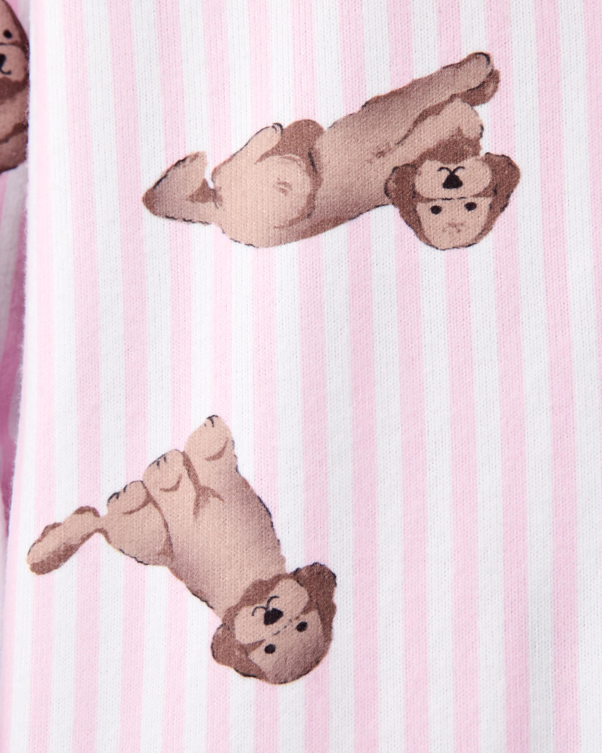 5 Hachi Button Down Pyjama Set Wht Pups, 5 of 8