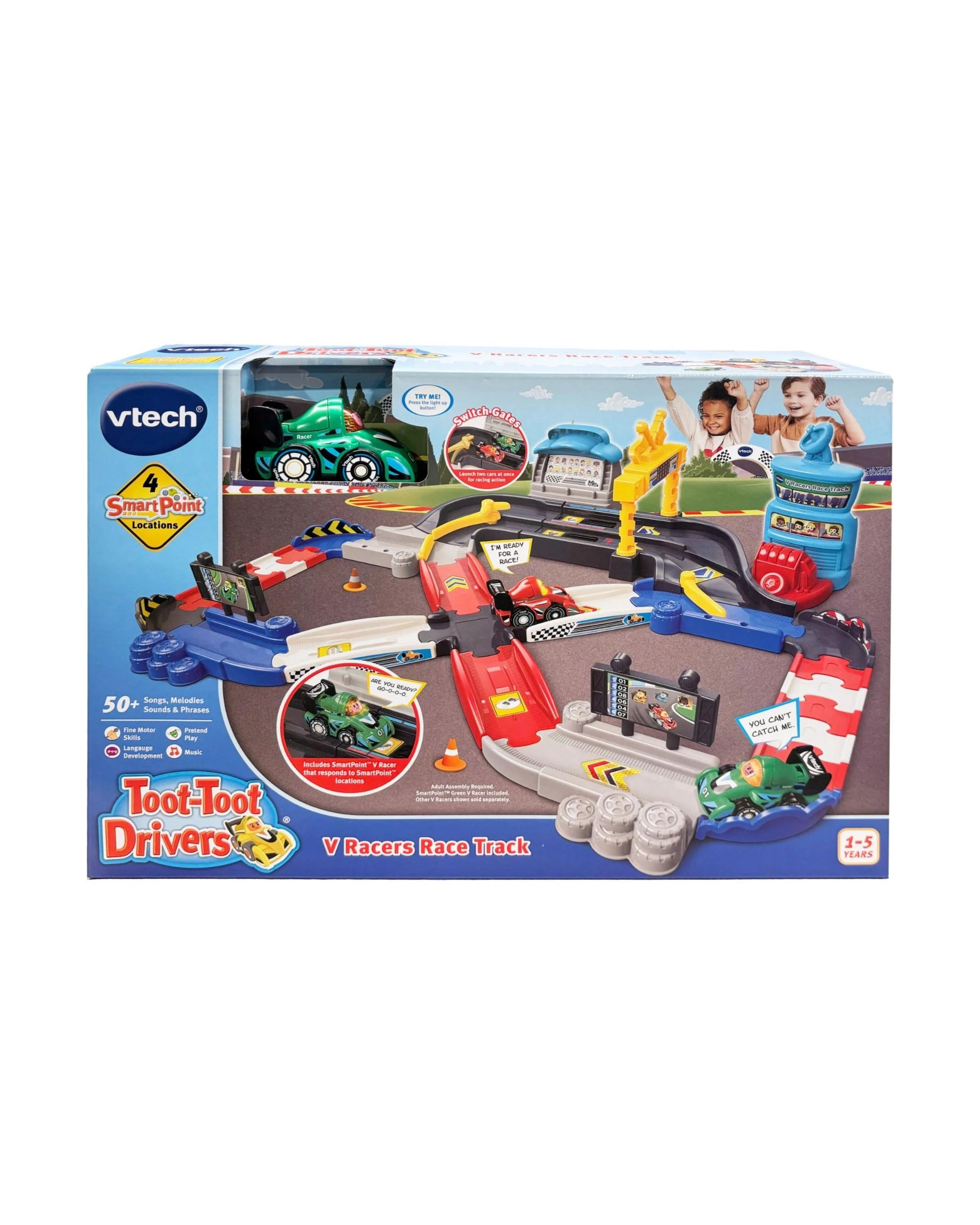 1 VTech Toot-Toot Drivers V Racers Race Track, 1 of 4