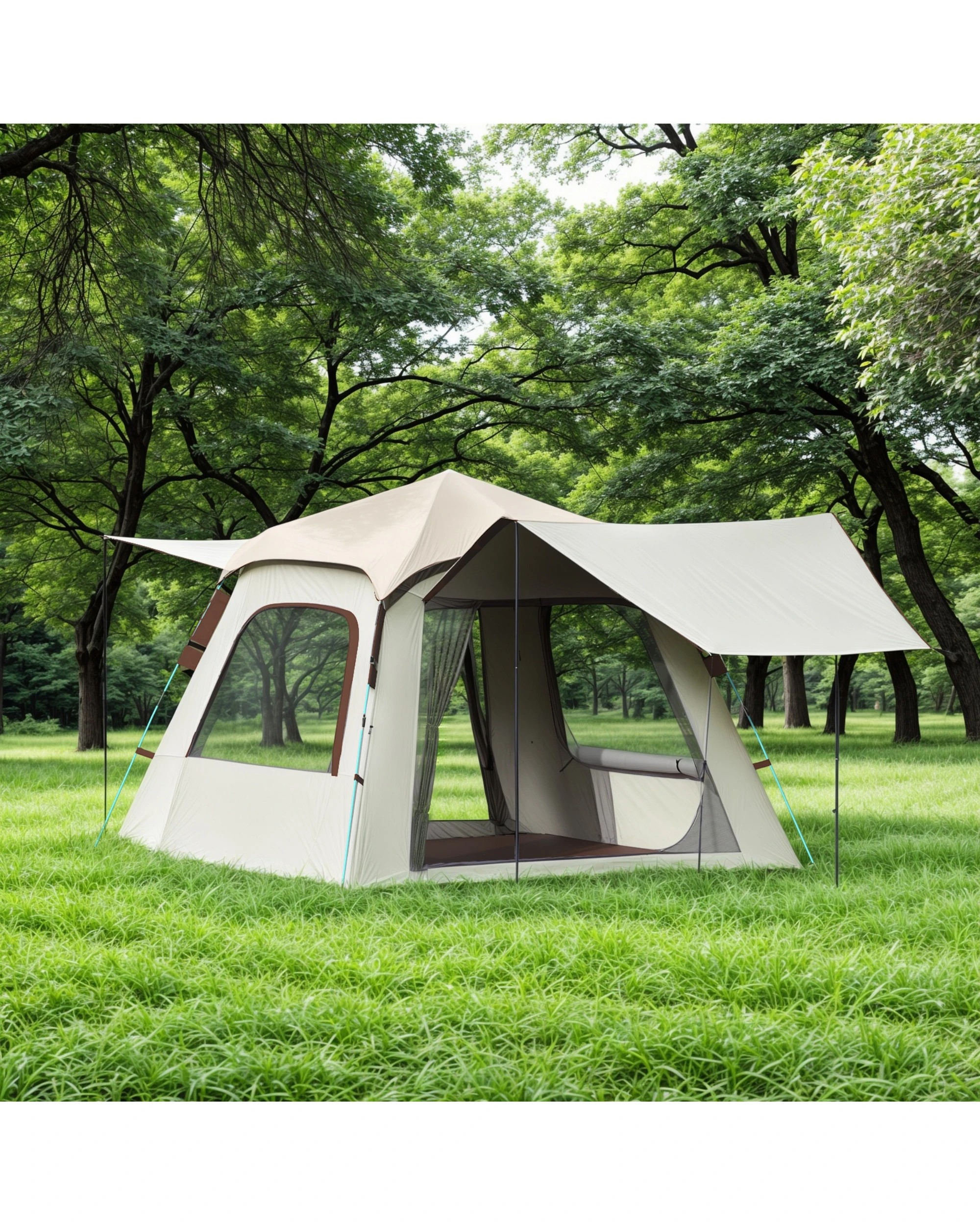 4 Advwin Pop-Up Camping Tent 4-5 Person Portable Outdoor, 4 of 8