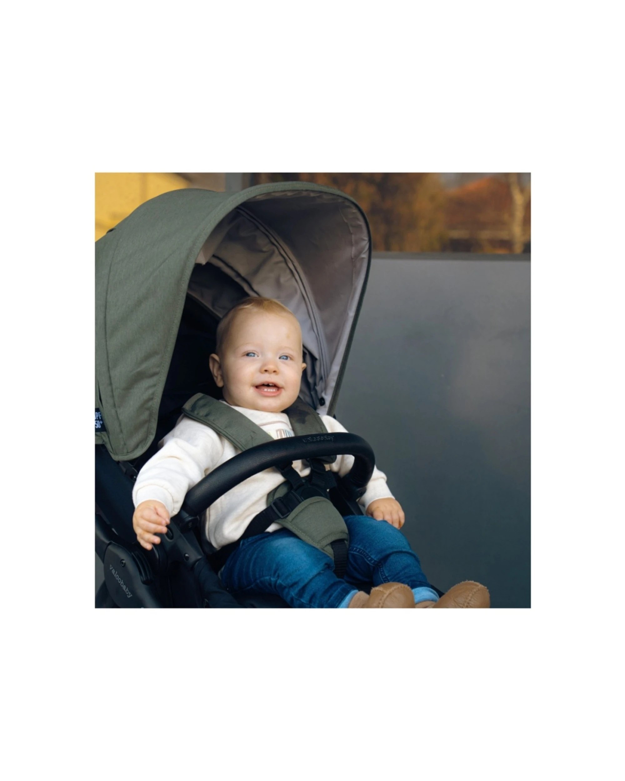 9 Valcobaby Trend Ultra Elite Stroller Pram Reversible One-Hand Fold Infinity - Green, 9 of 9